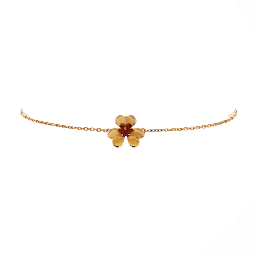 Frivole Bracelet 18K Rose Gold with Ruby Mini