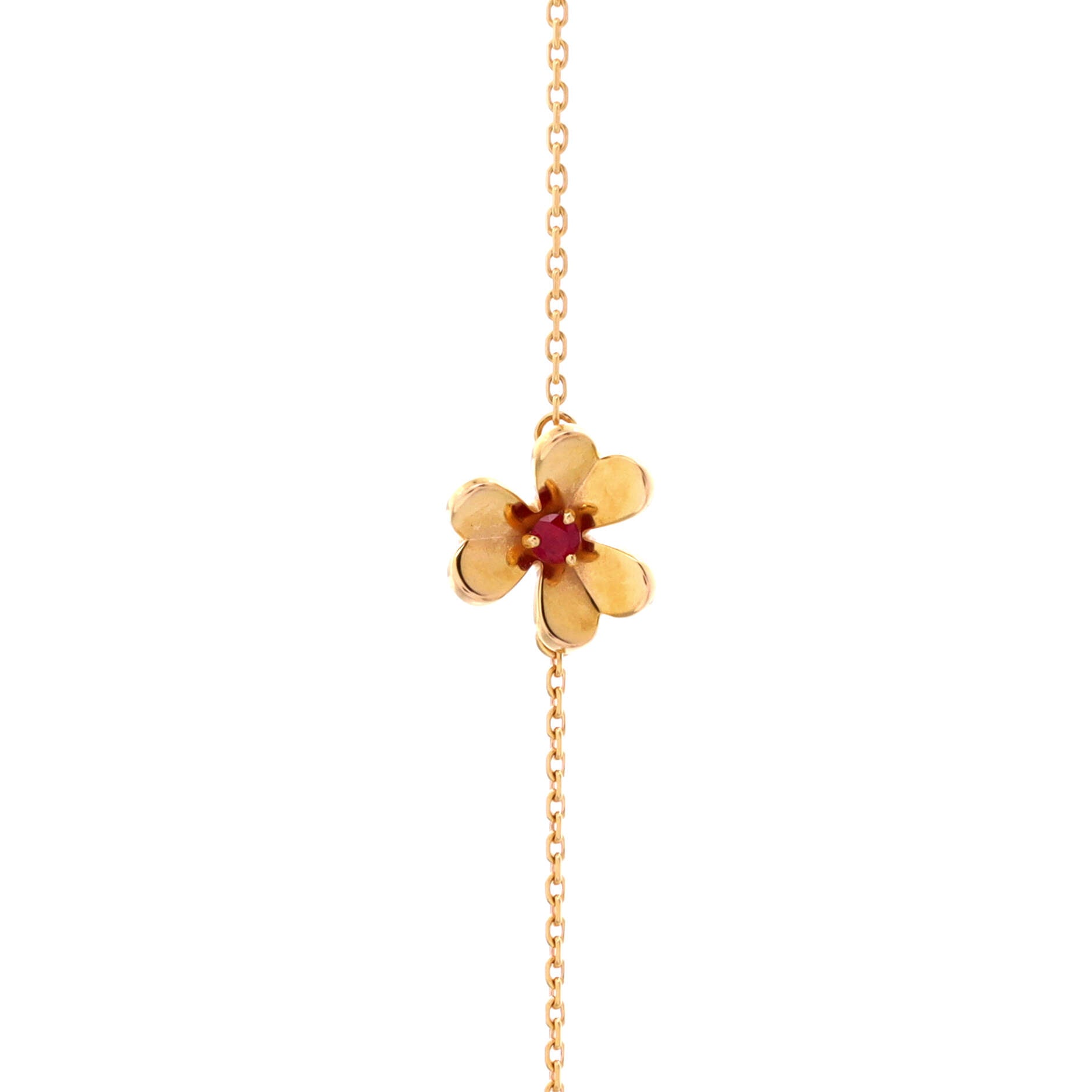 Frivole Bracelet 18K Rose Gold with Ruby Mini