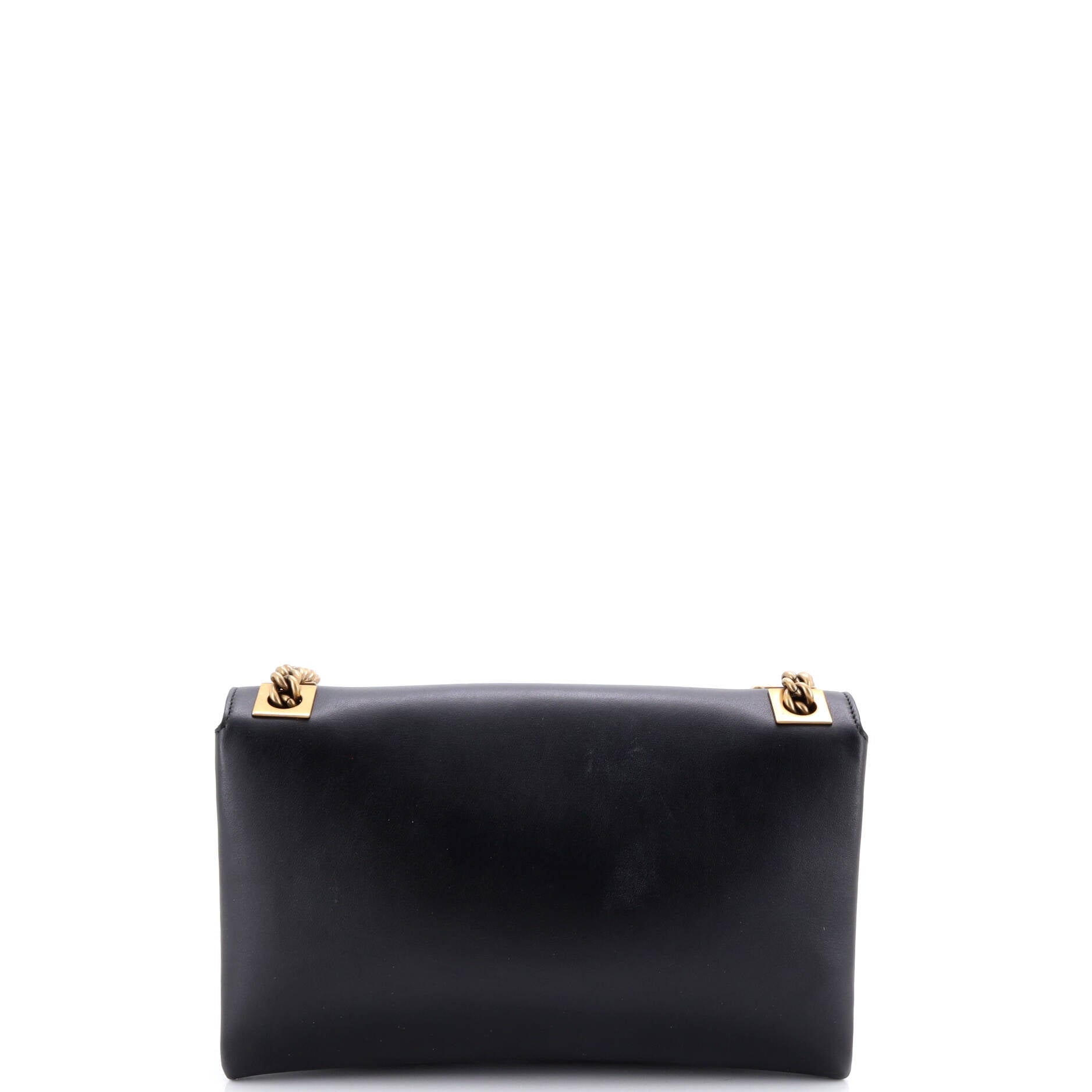 Linea A Shoulder Bag Crystal Embellished Printed Leather