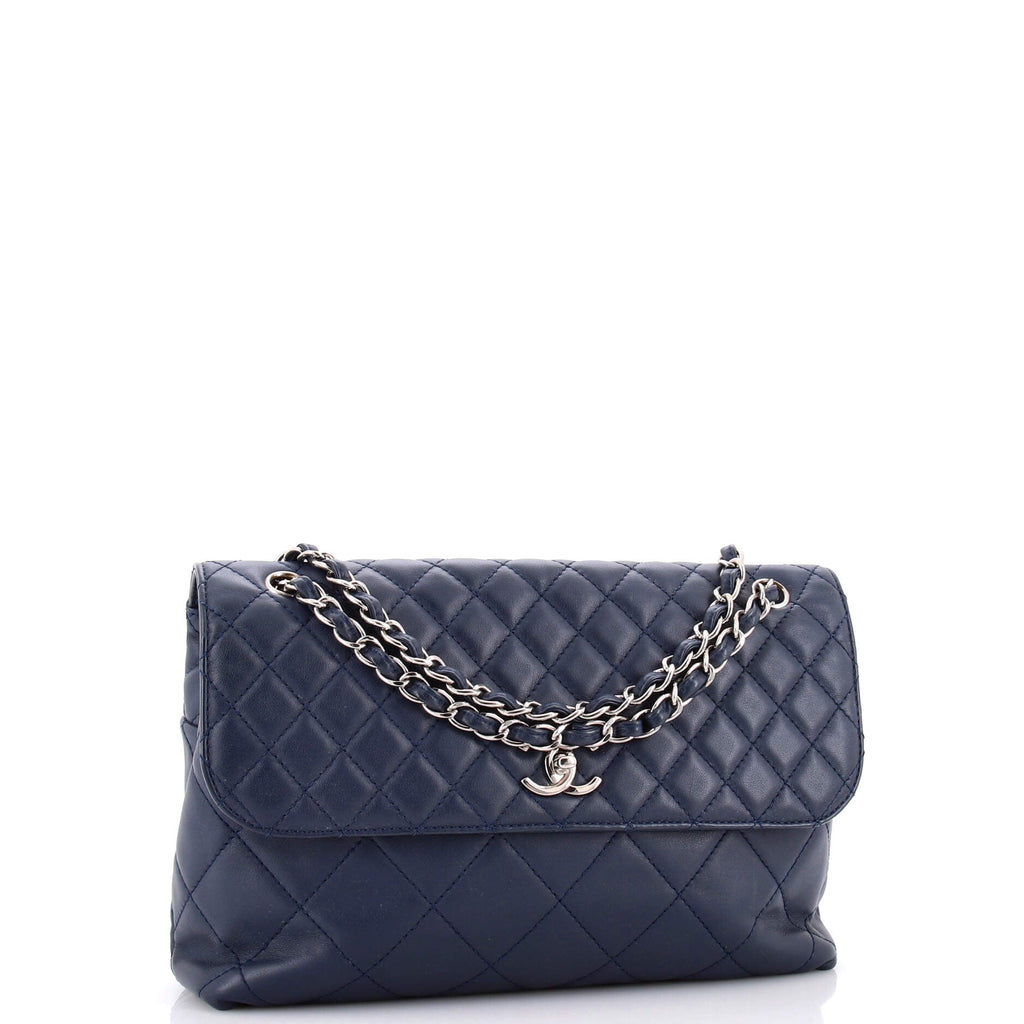 In The Business Flap Bag Quilted Calfskin Maxi