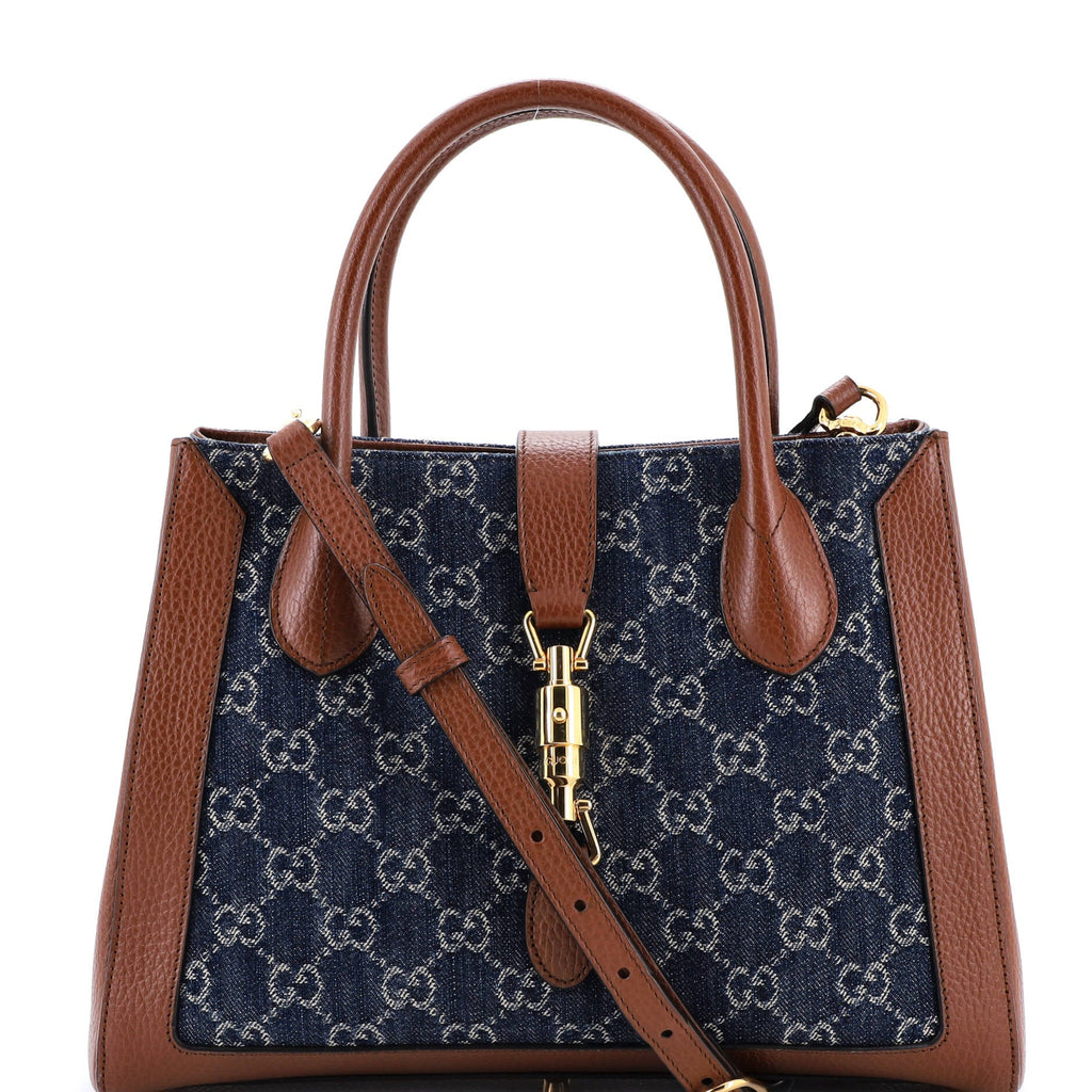 Jackie 1961 Tote GG Denim and Leather Medium