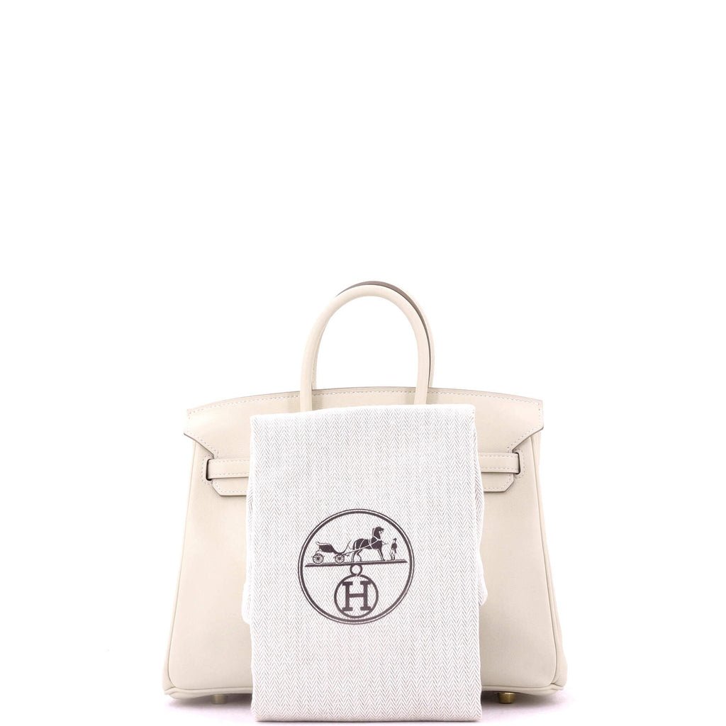 Birkin Handbag Light Swift with Gold Hardware 25