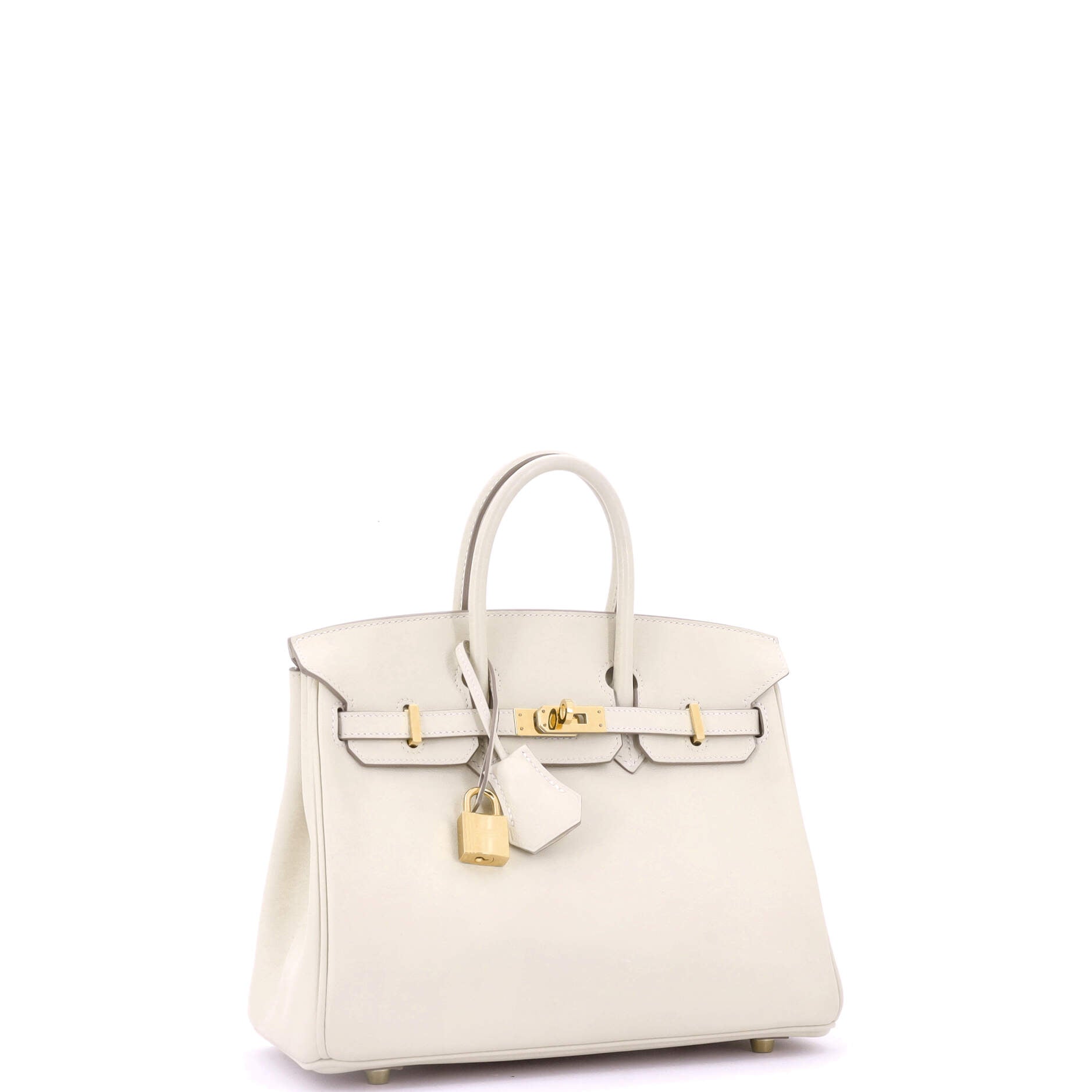 Birkin Handbag Light Swift with Gold Hardware 25