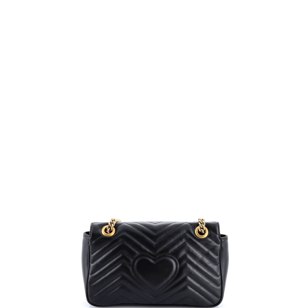 GG Marmont Flap Bag Matelasse Leather Small
