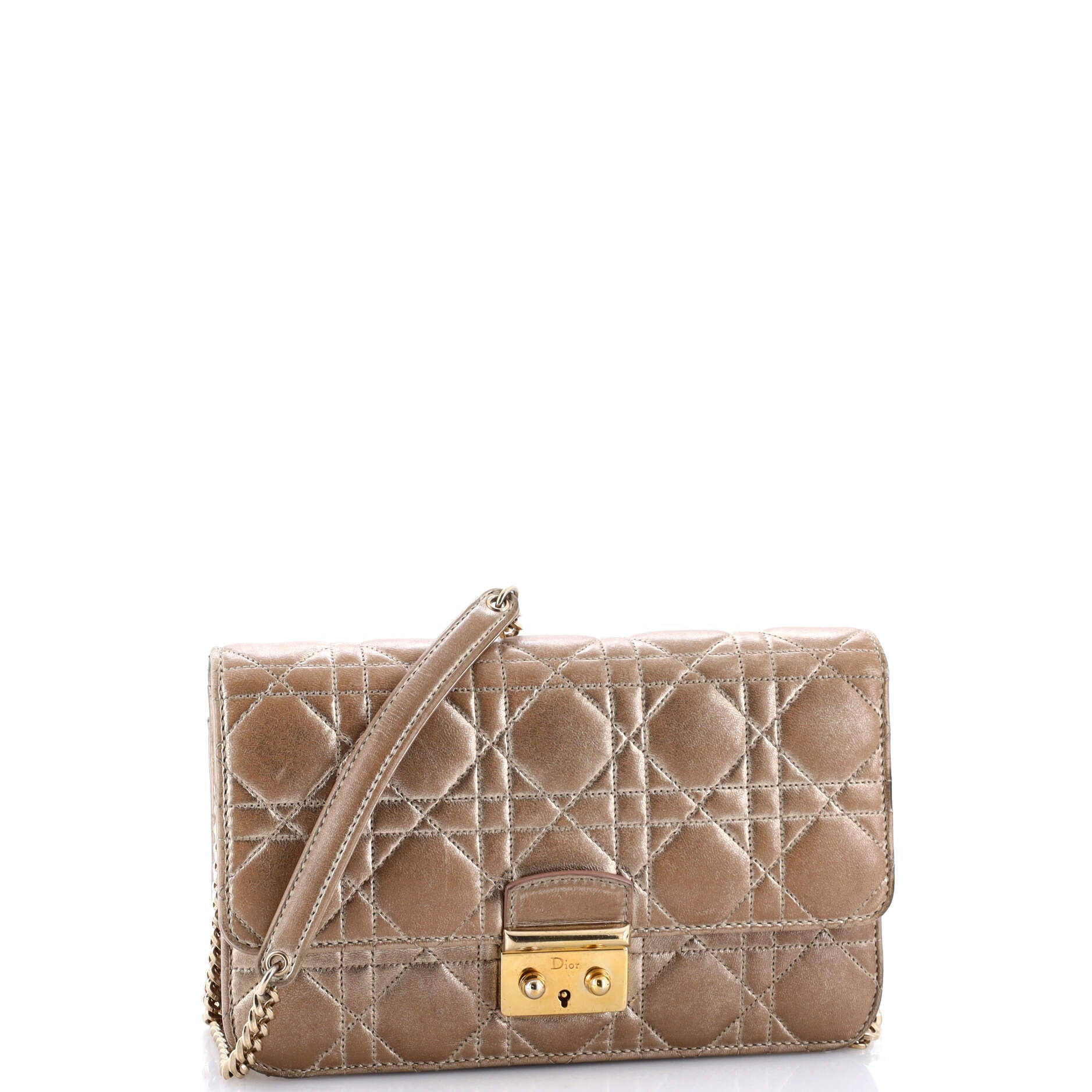 Miss Dior Promenade Pouch Cannage Quilt Lambskin Large