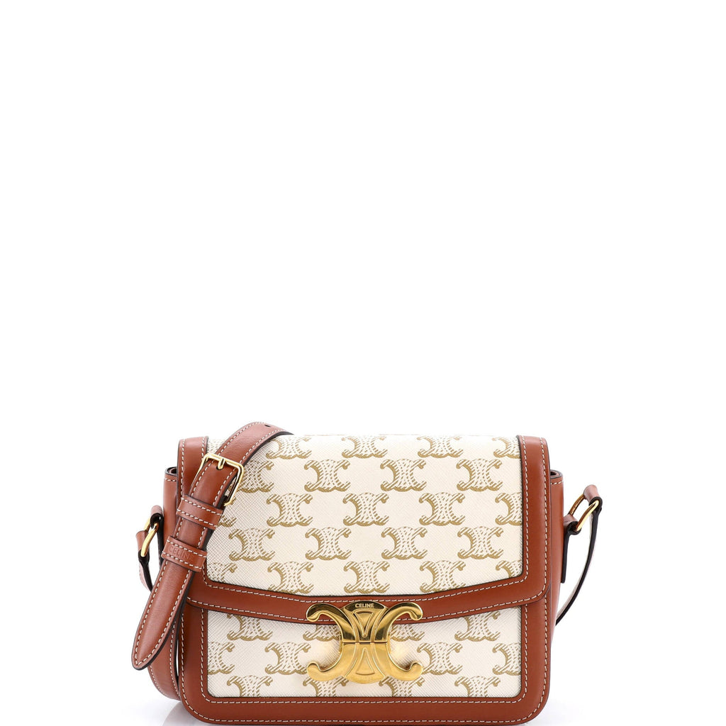 Triomphe Shoulder Bag Triomphe Coated Canvas Teen
