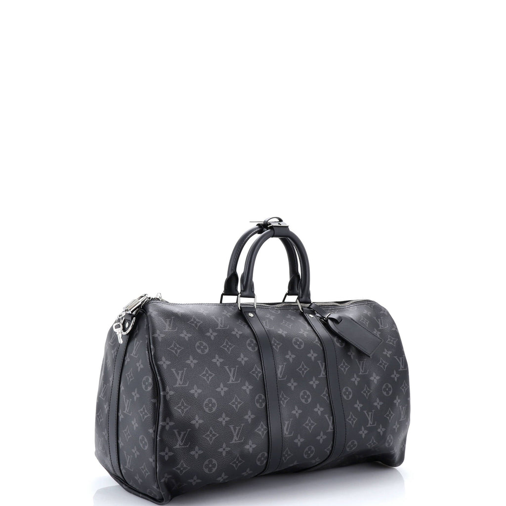 Keepall Bandouliere Bag Monogram Eclipse Canvas 45