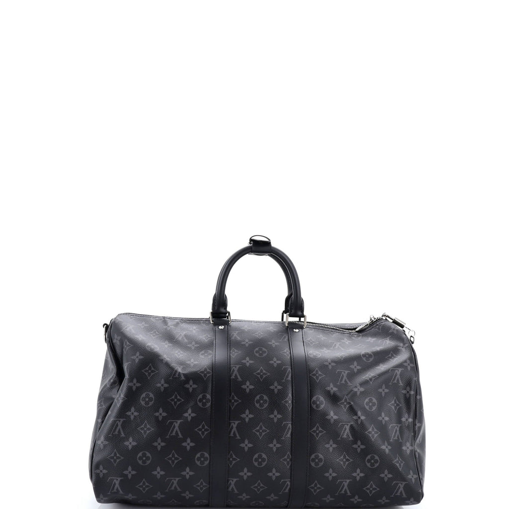 Keepall Bandouliere Bag Monogram Eclipse Canvas 45