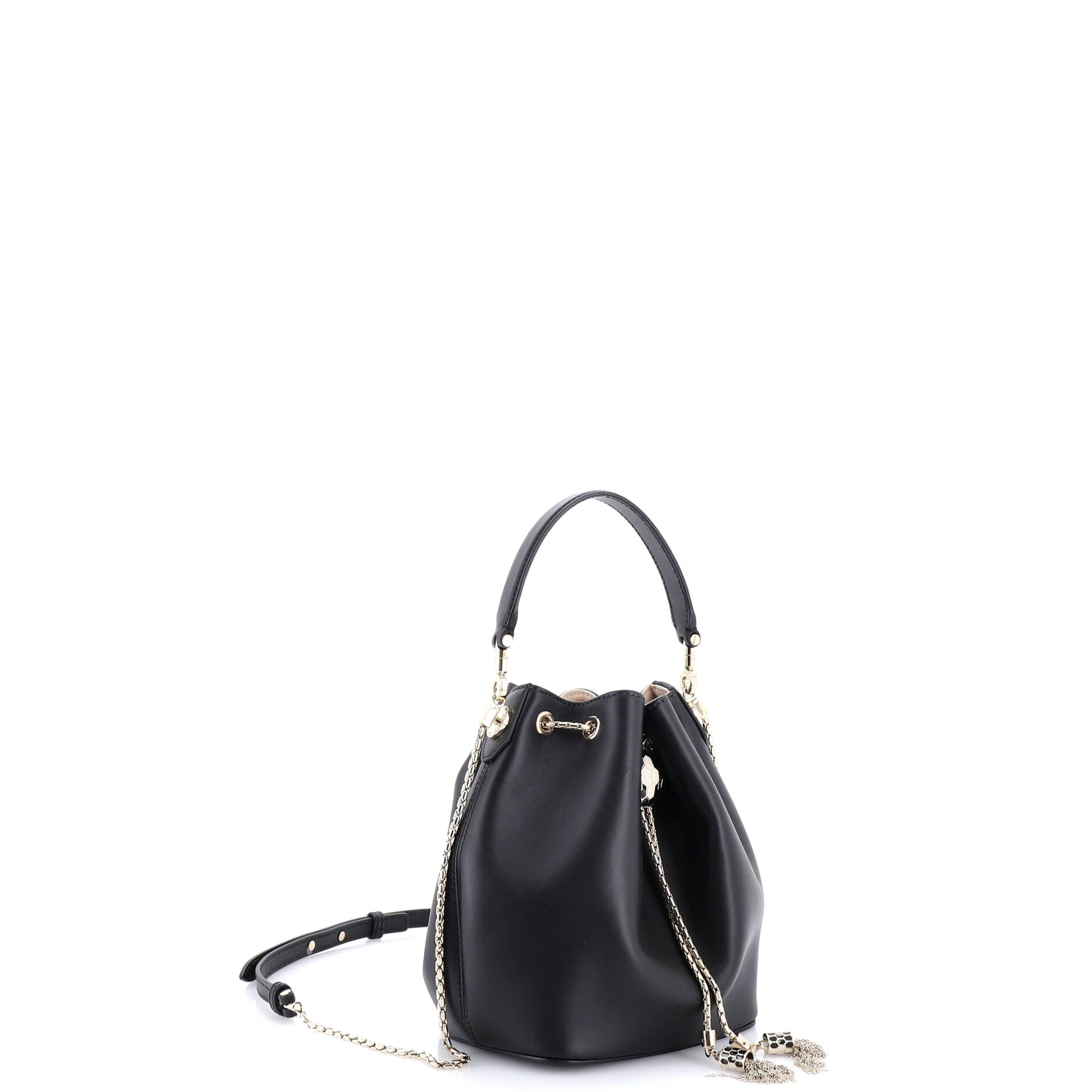 Serpenti Forever Bucket Bag Leather