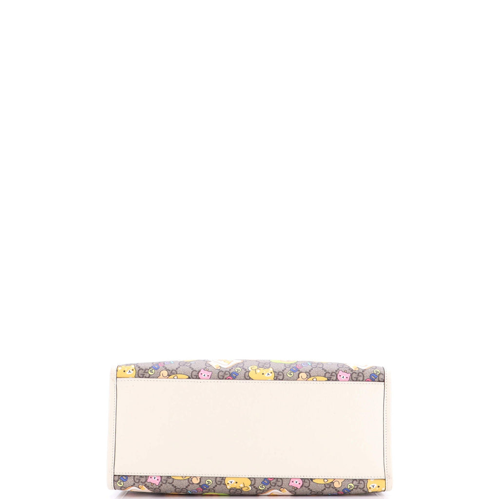 Interlocking G Patch Tote Printed GG Coated Canvas Small