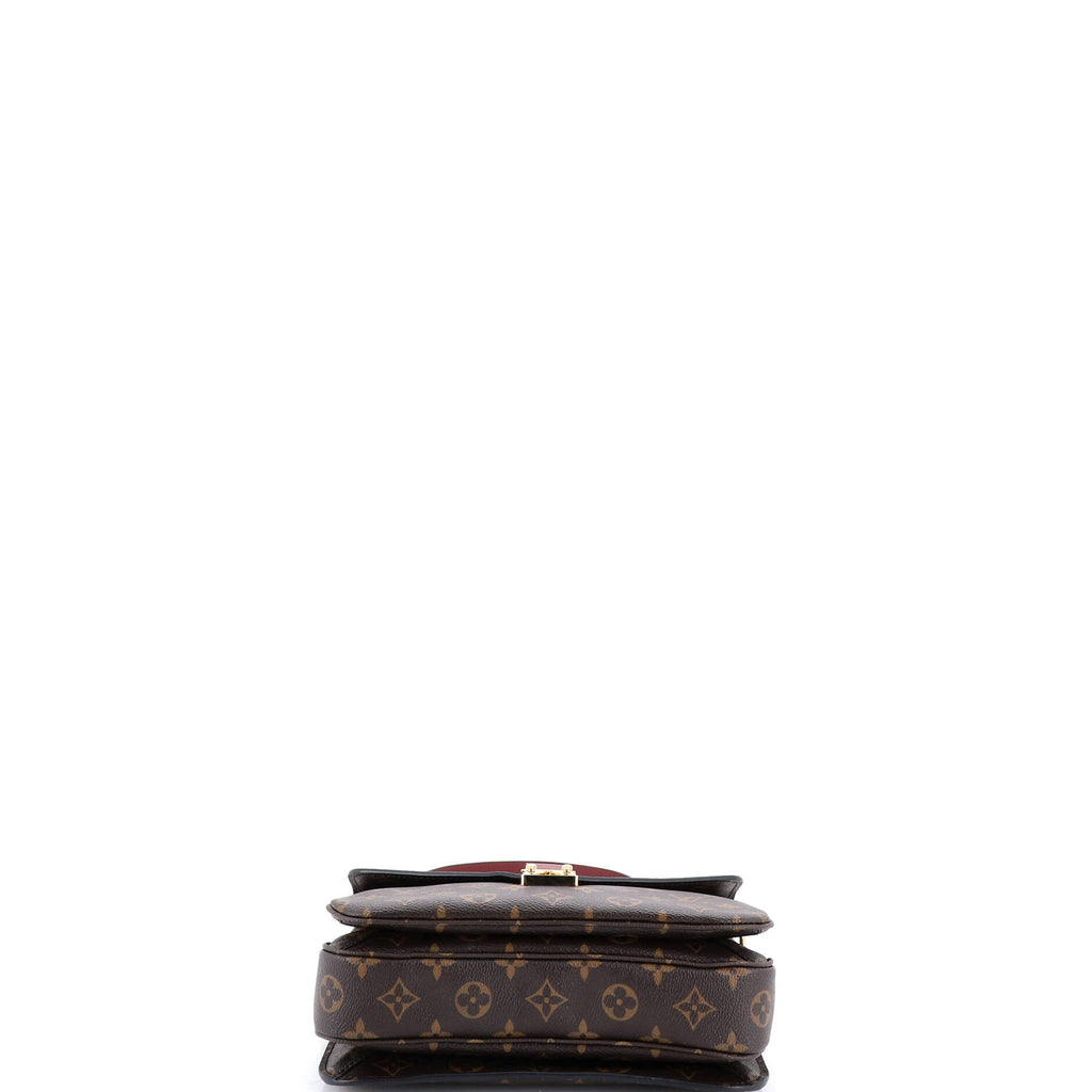 Braided Handle Pochette Metis Monogram Canvas with Leather