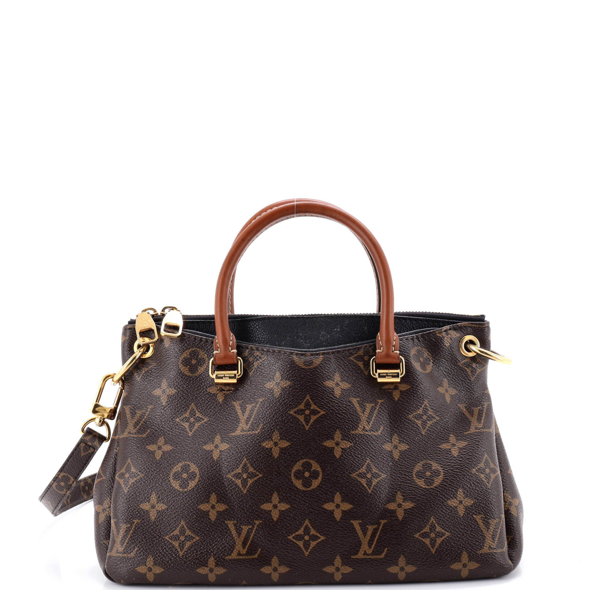 Pallas Tote Monogram Canvas with Leather BB