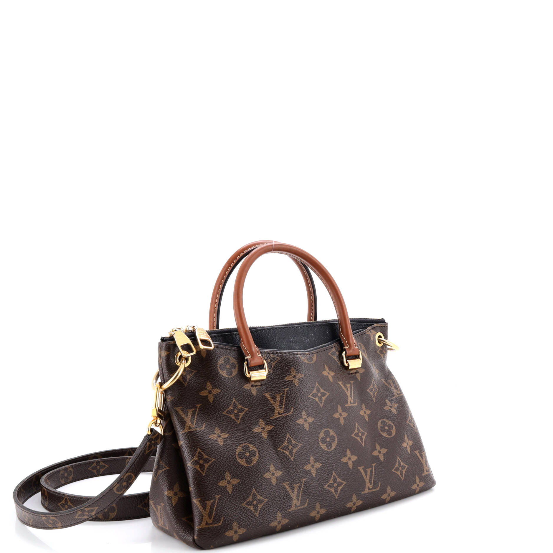 Pallas Tote Monogram Canvas with Leather BB