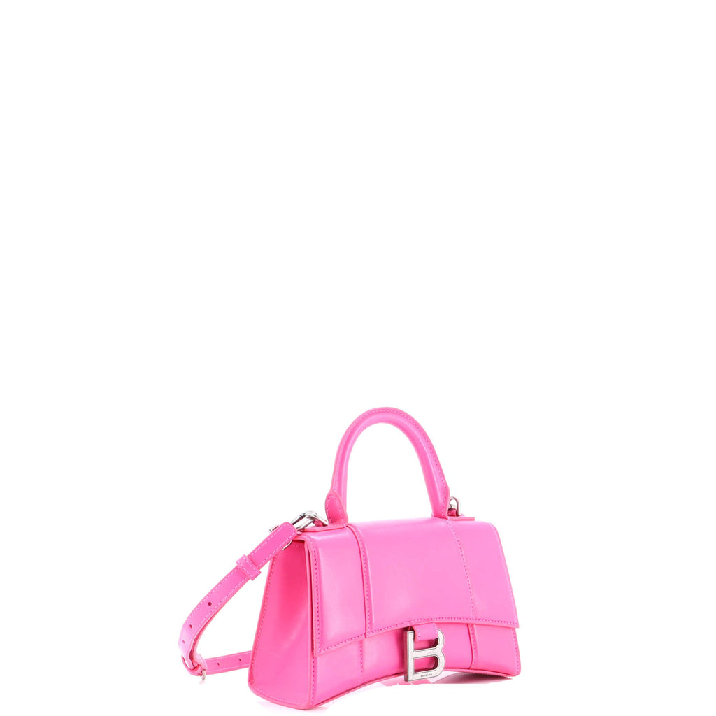 Hourglass Top Handle Bag Leather XS