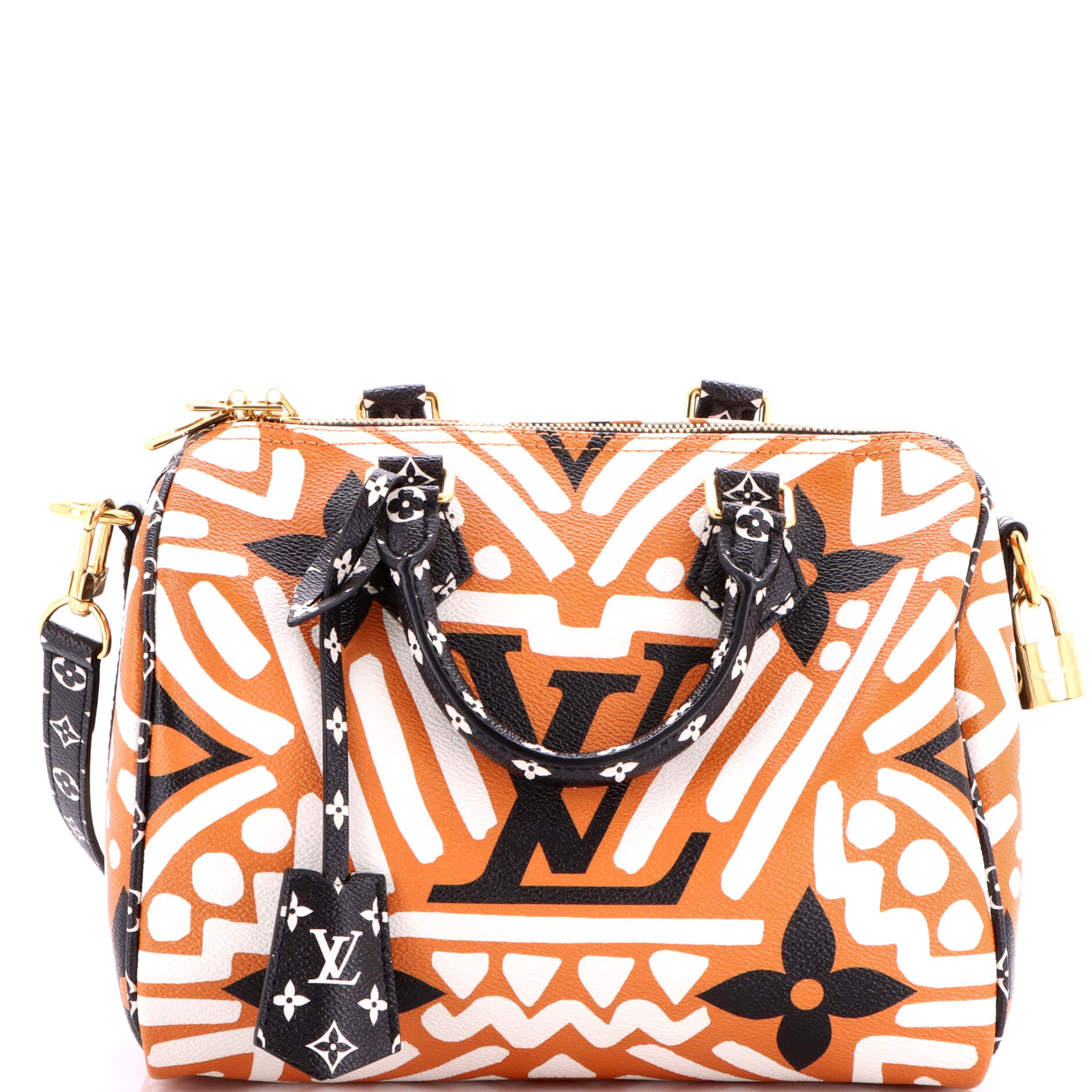 Speedy Bandouliere Bag Limited Edition Crafty Monogram Giant 25