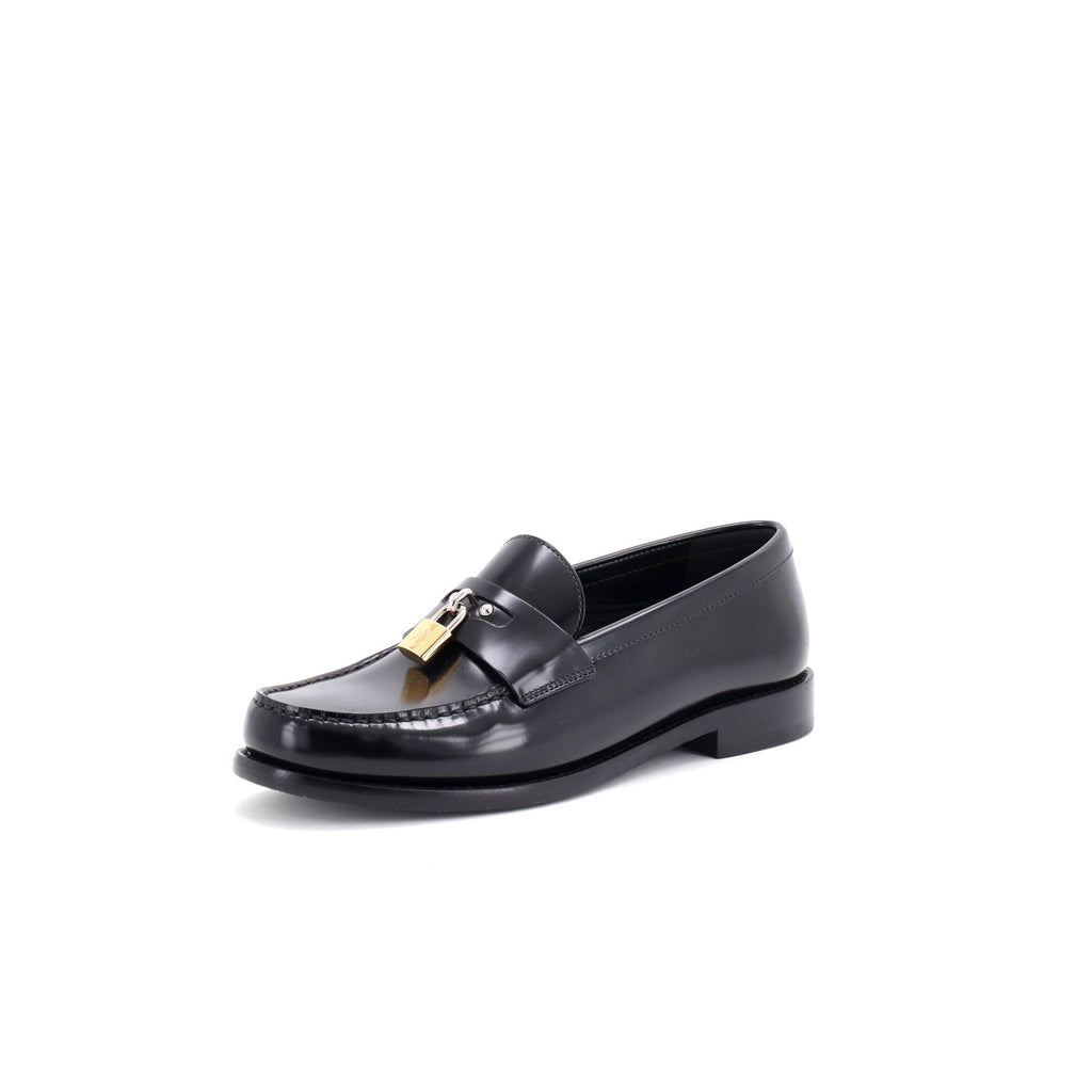 Women's Chess Padlock Loafers Leather