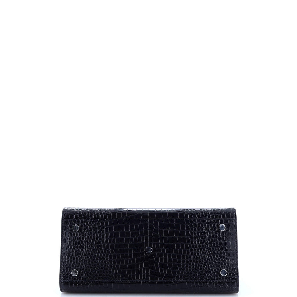 Sac de Jour NM Bag Crocodile Embossed Patent Small