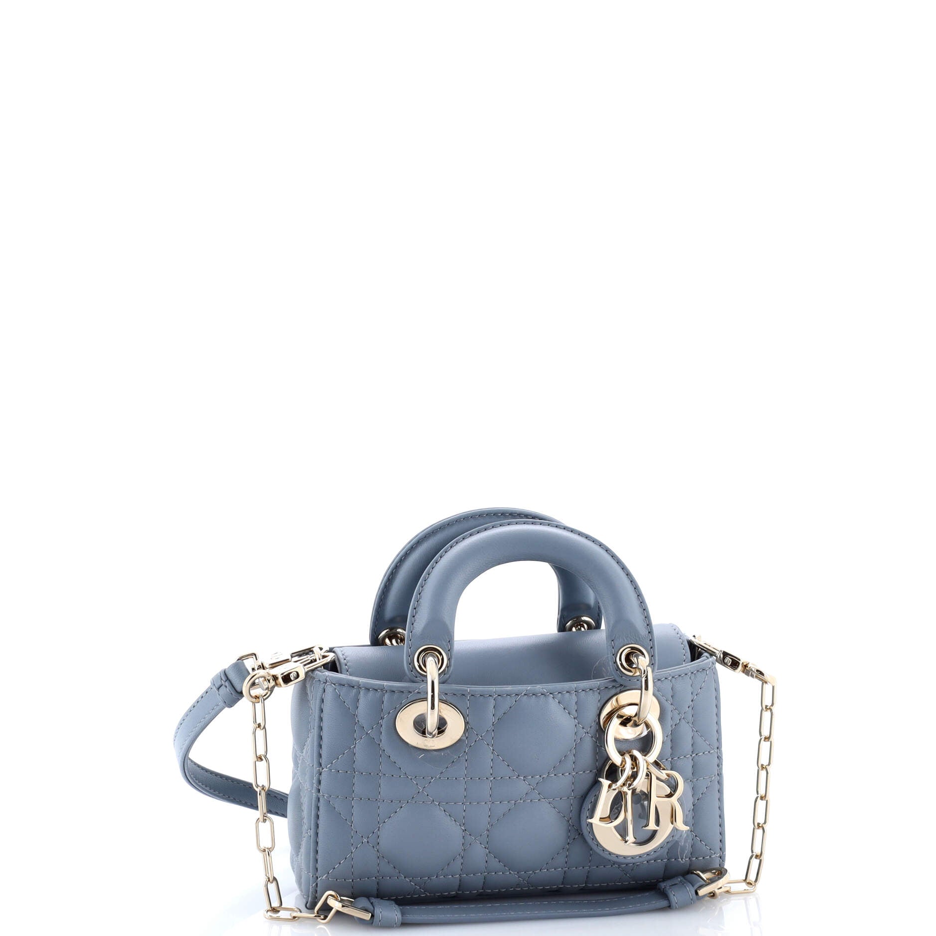 Lady D-Joy Bag Cannage Quilt Lambskin Micro