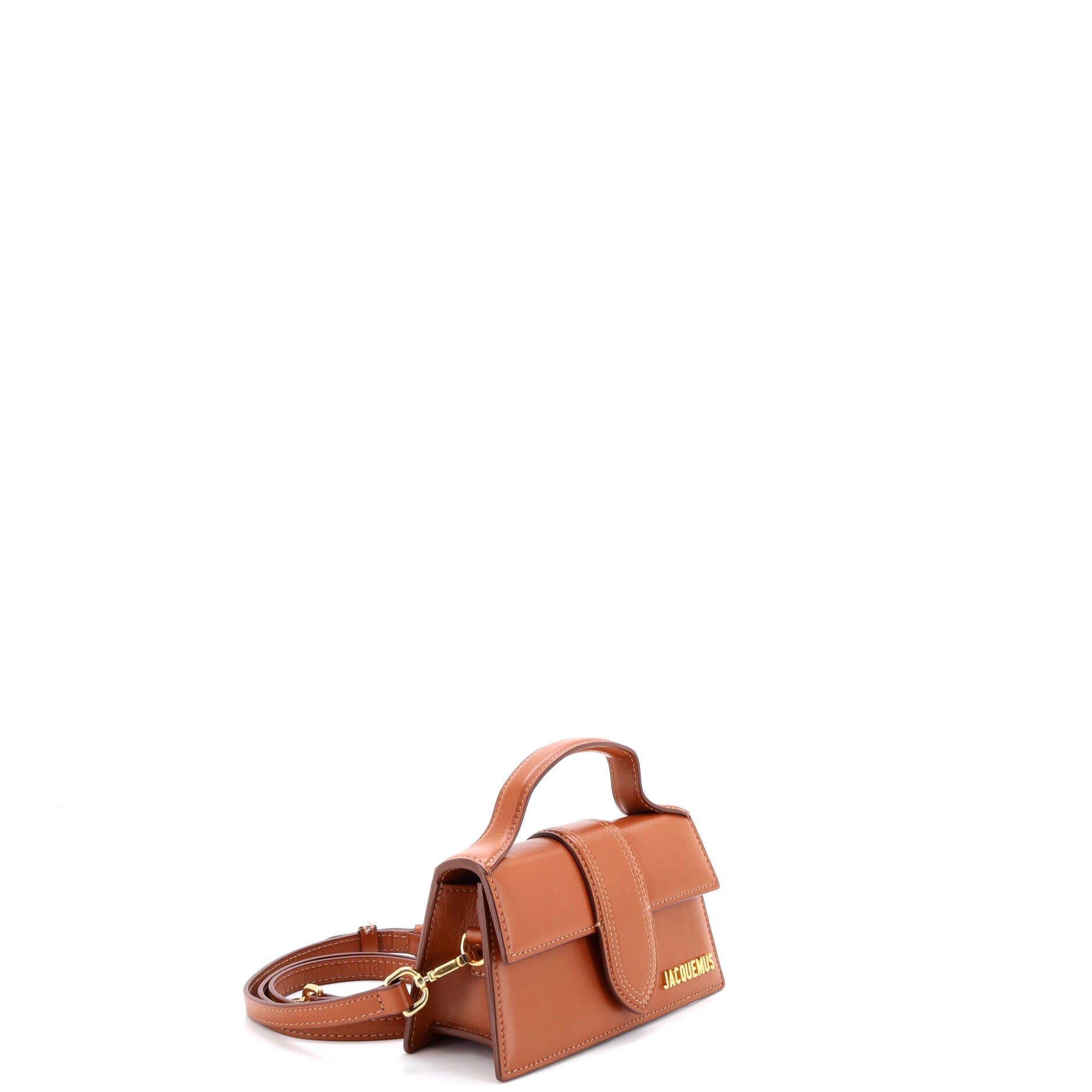 Le Bambino Top Handle Flap Bag Leather