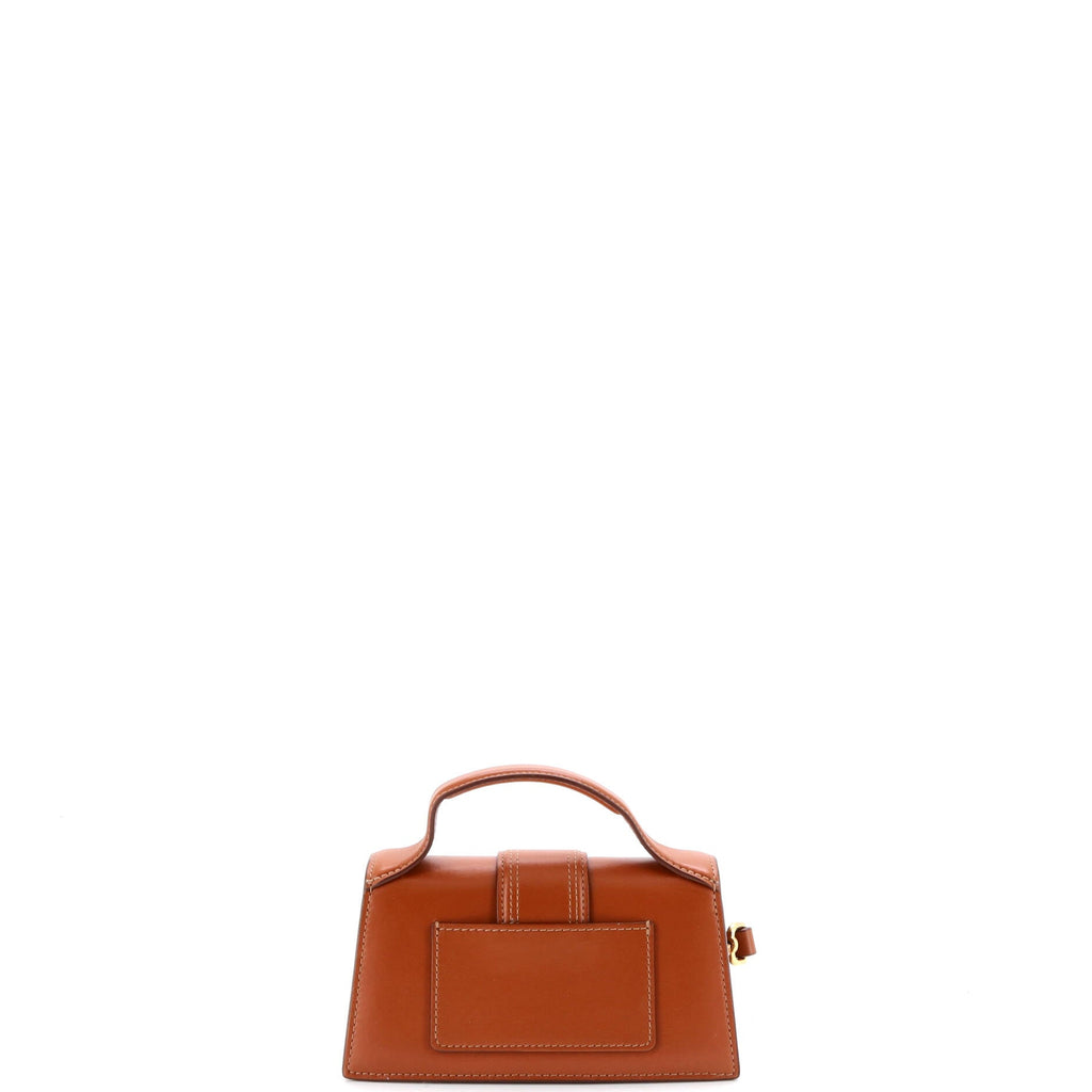 Le Bambino Top Handle Flap Bag Leather