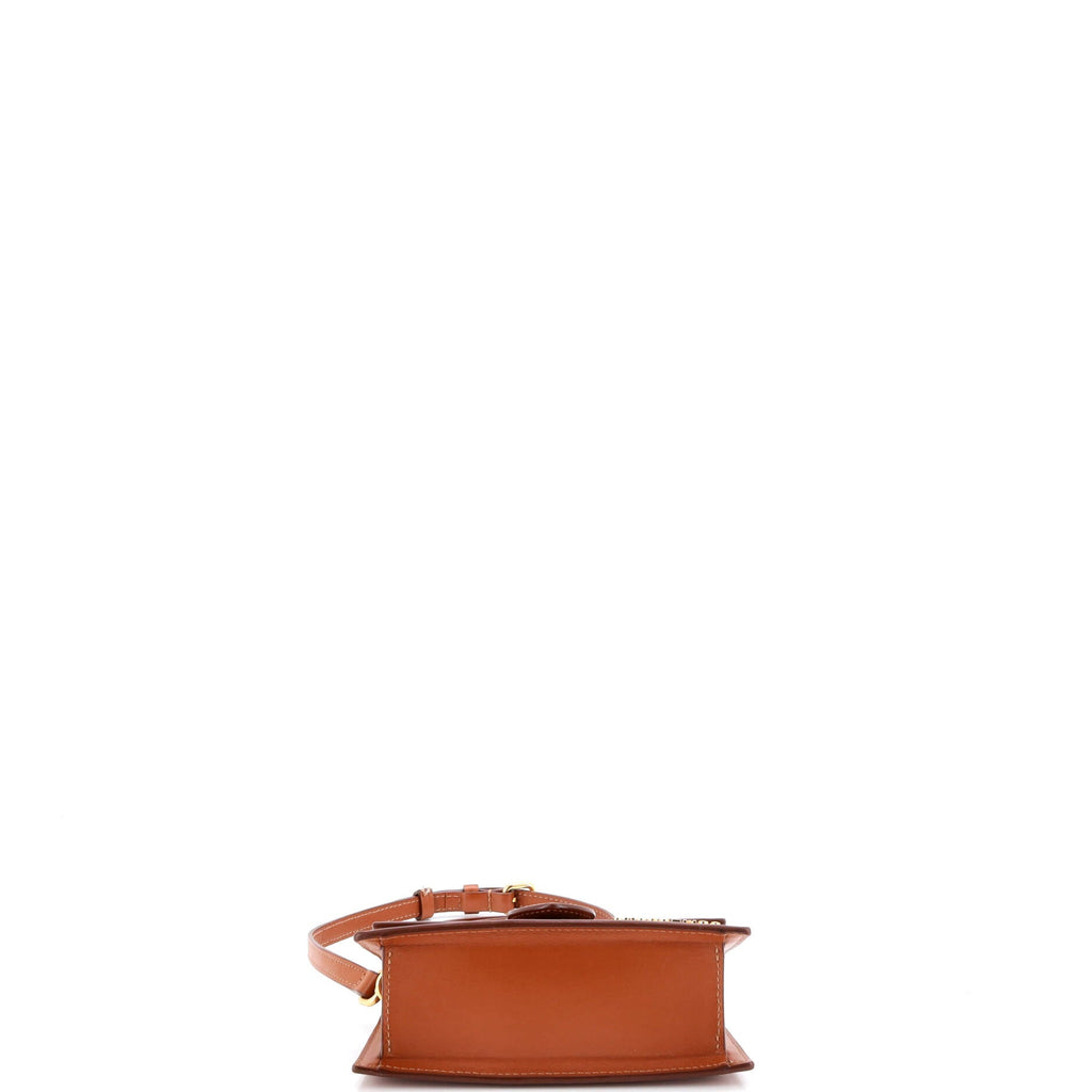 Le Bambino Top Handle Flap Bag Leather