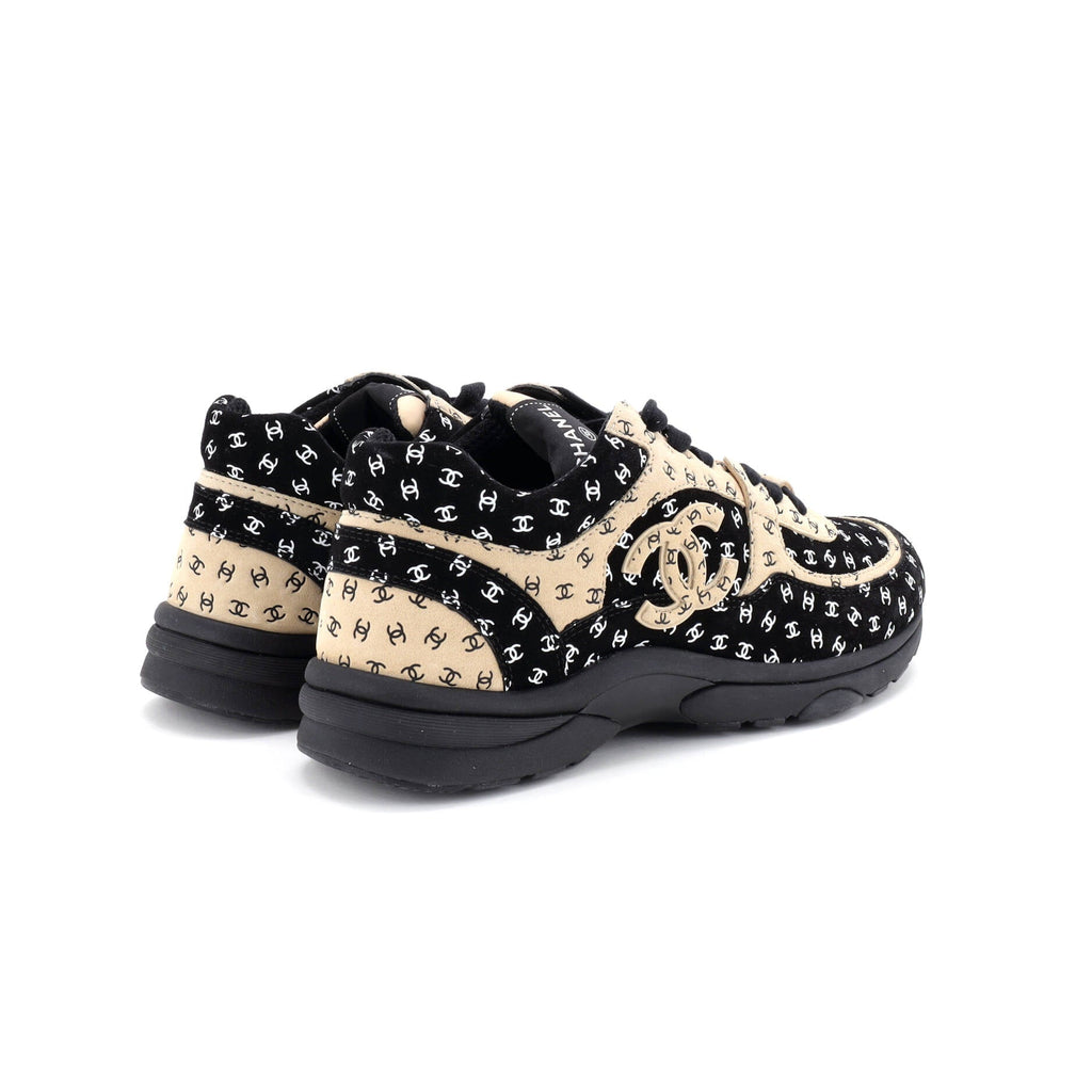 Women's CC All Over Print Low-Top Sneakers Suede
