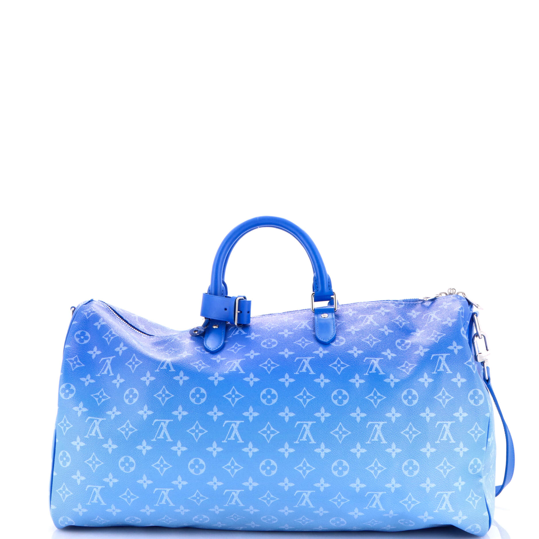 Keepall Bandouliere Bag Limited Edition Monogram Clouds 50