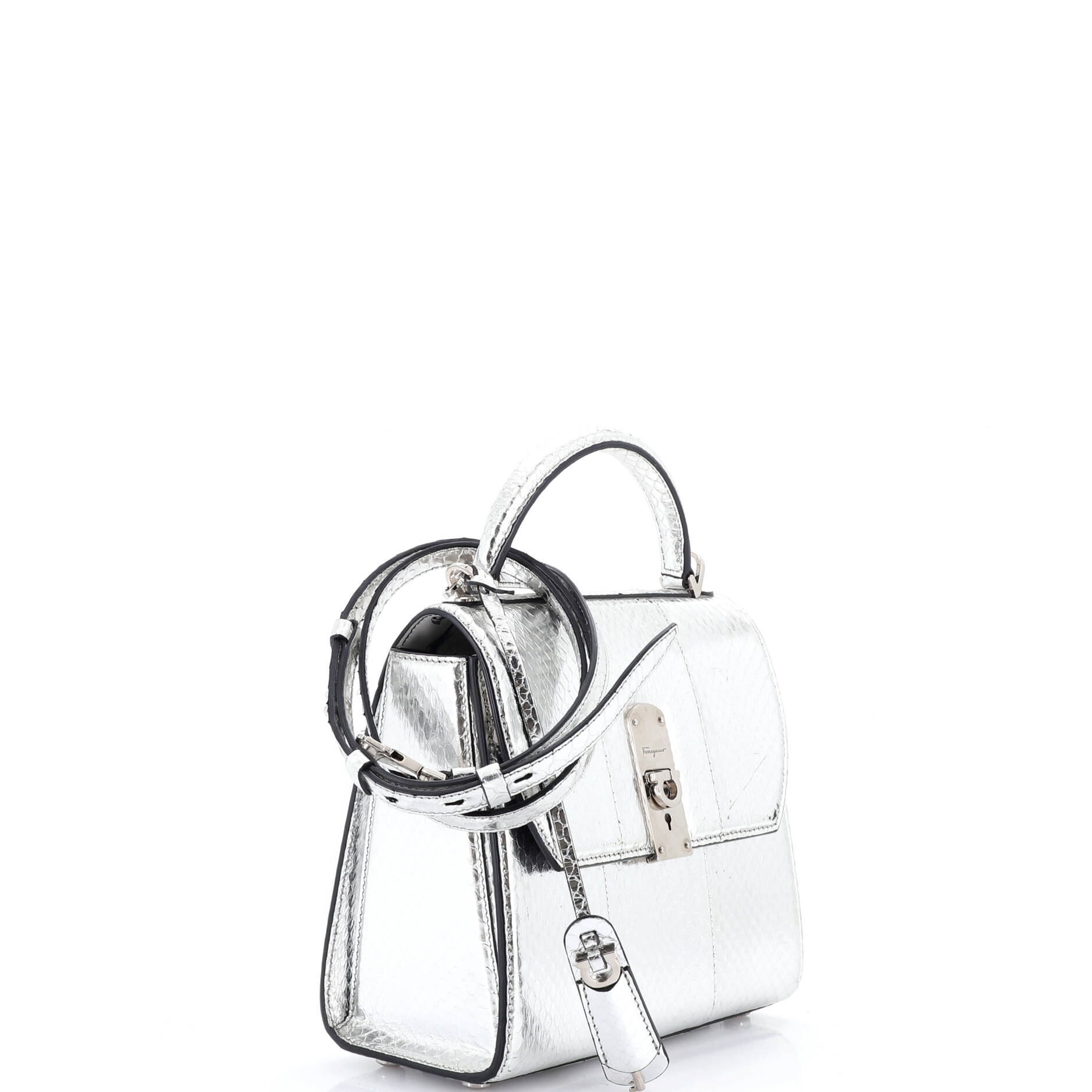 Boxyz Top Handle Bag Snakeskin Medium