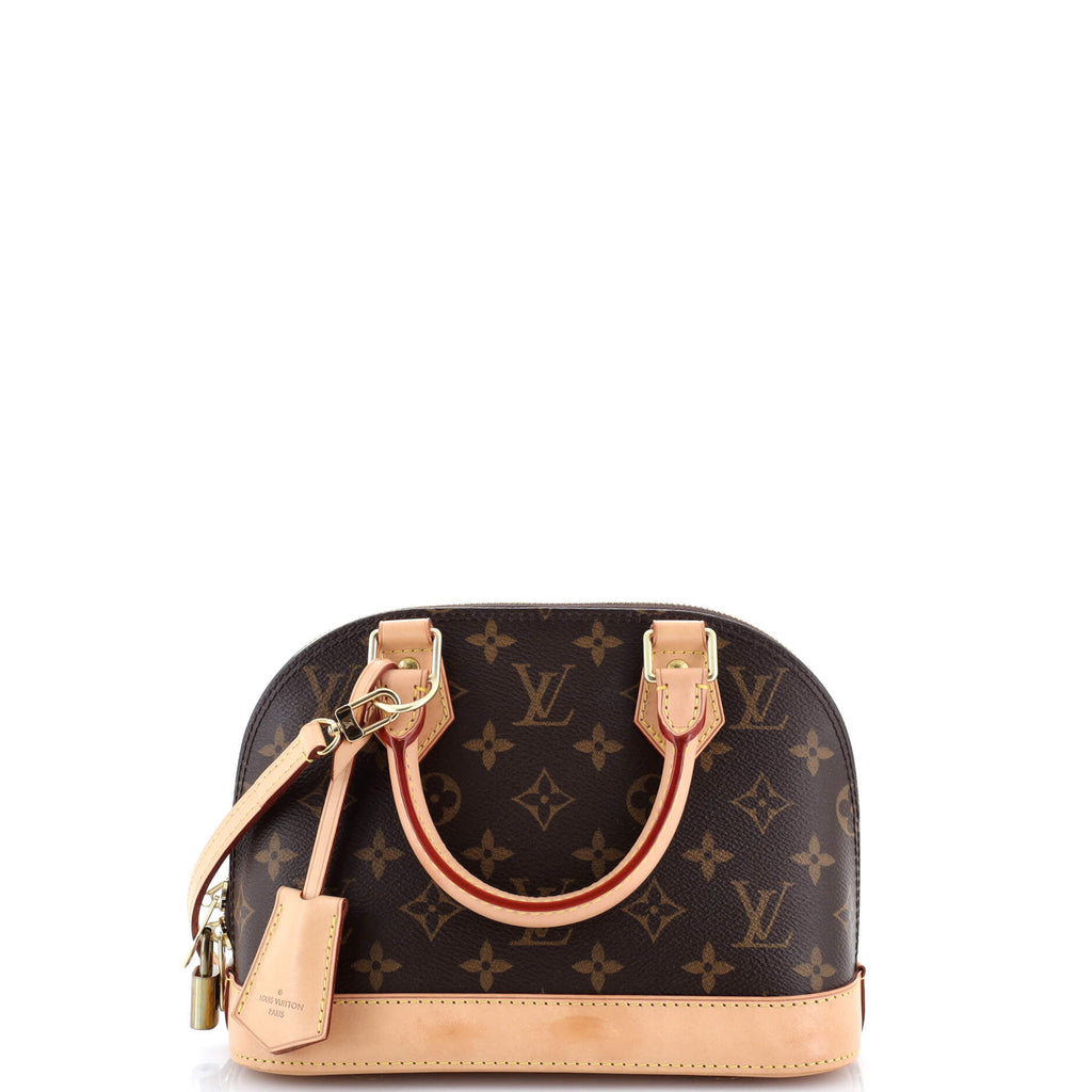 Alma Handbag Monogram Canvas BB