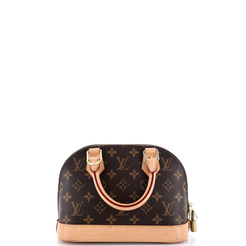 Alma Handbag Monogram Canvas BB