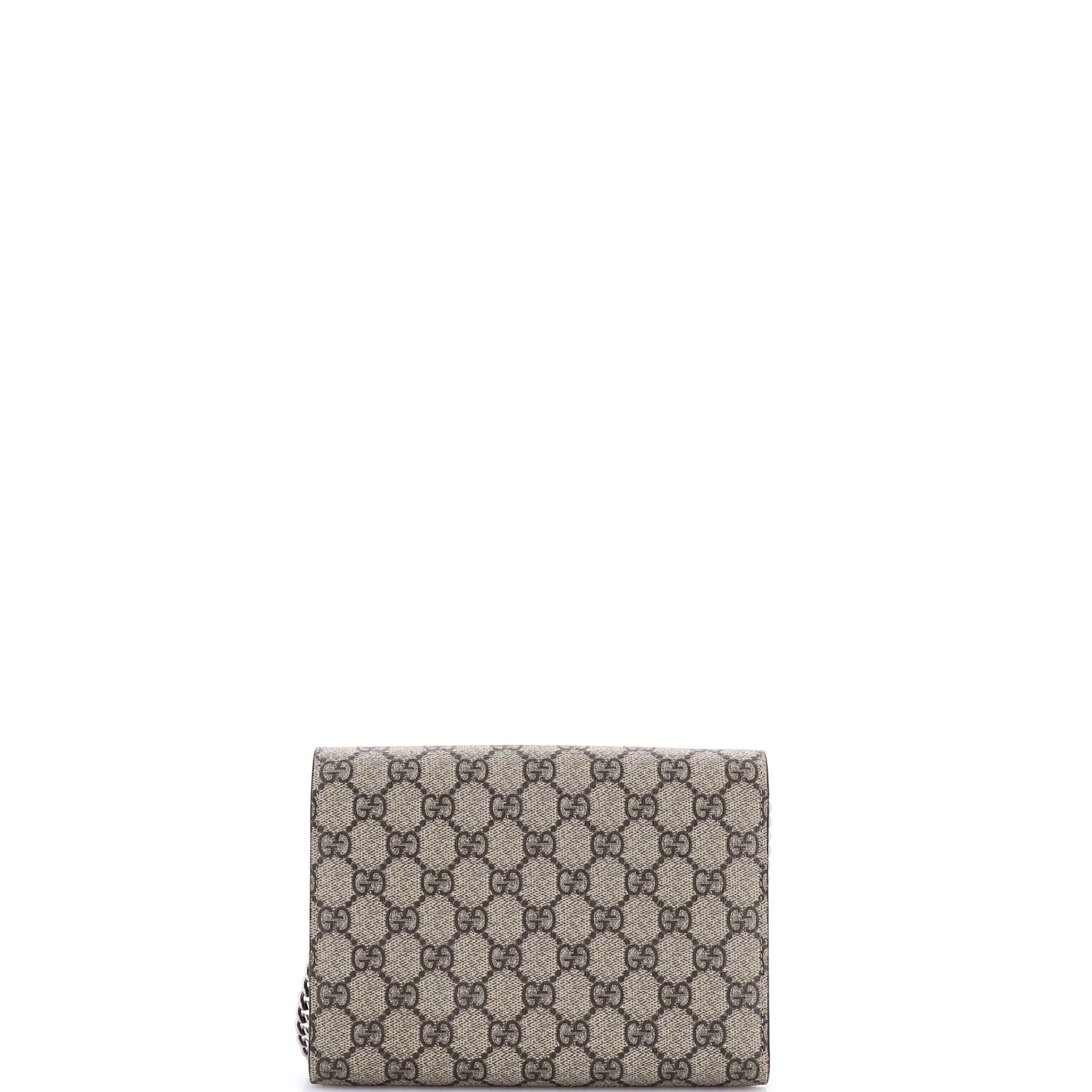 Dionysus Chain Wallet GG Coated Canvas Small
