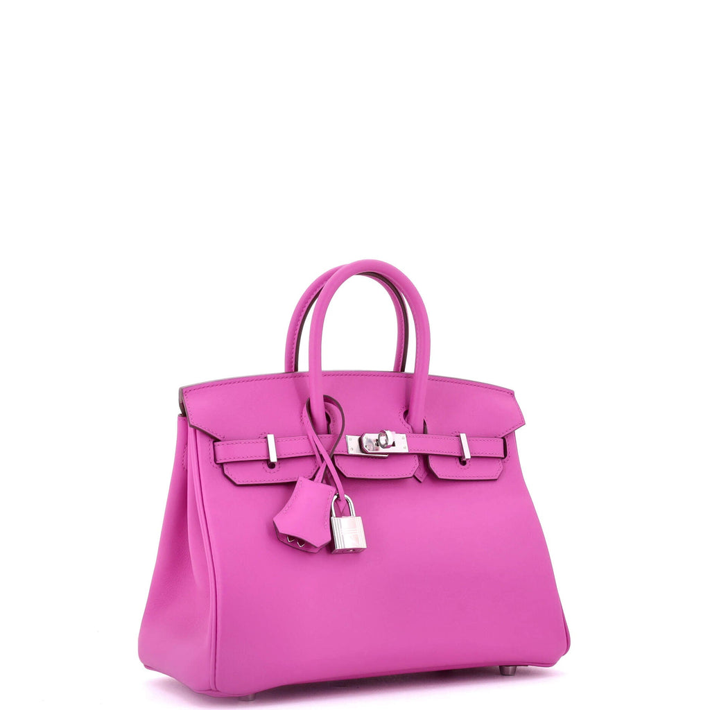 Birkin Handbag Magnolia Swift with Palladium Hardware 25
