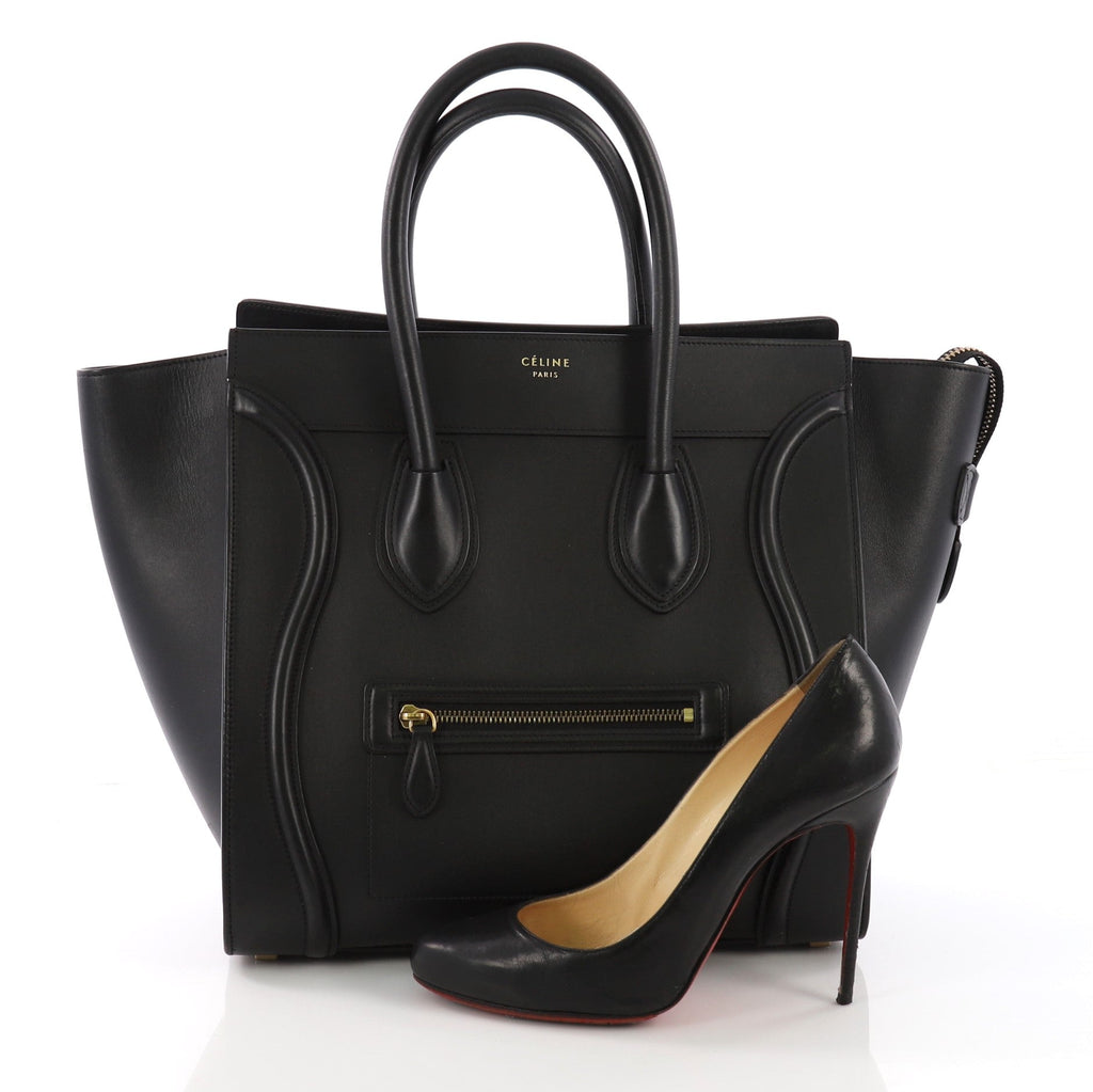 Luggage Handbag Smooth Leather Mini
