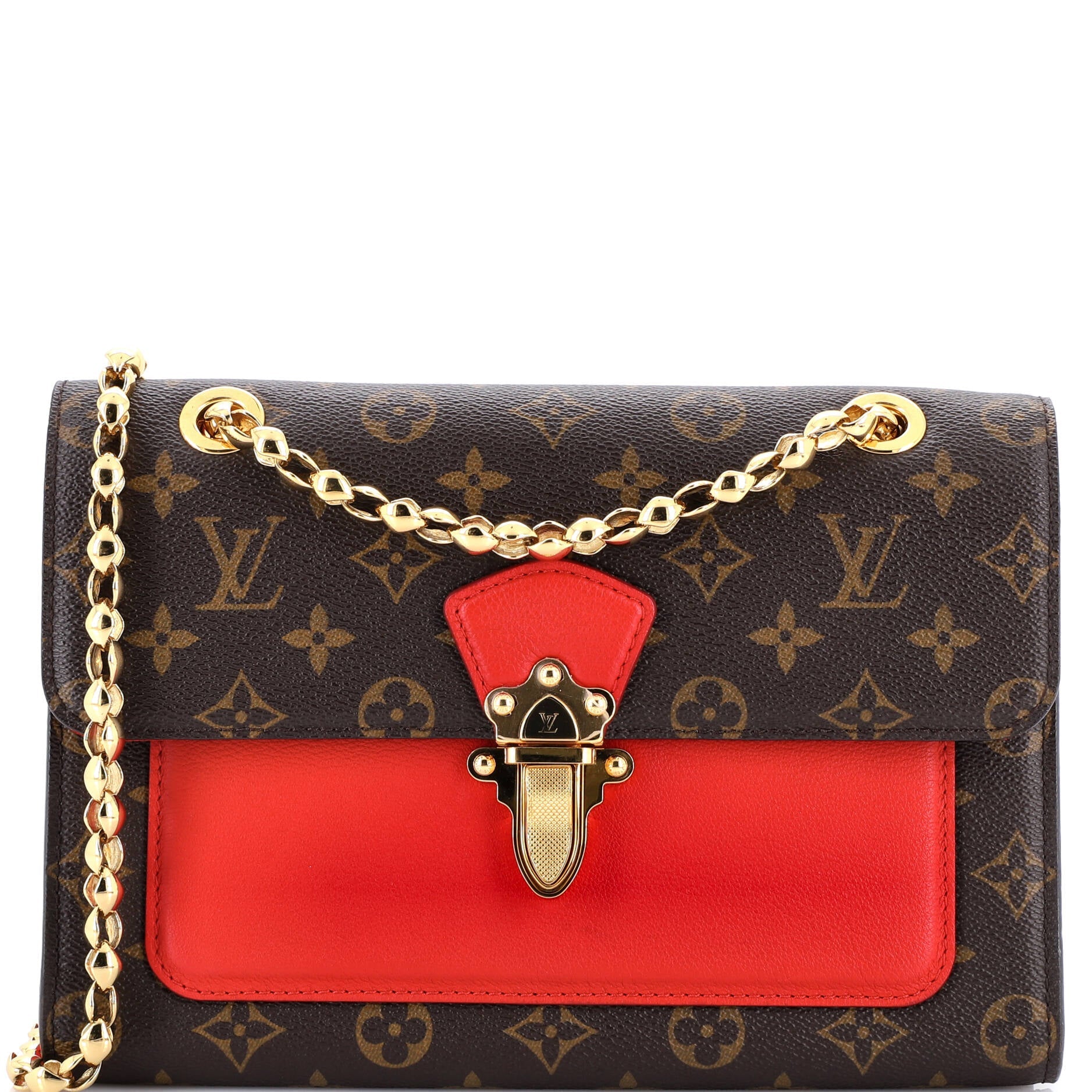 Victoire Handbag Monogram Canvas and Leather