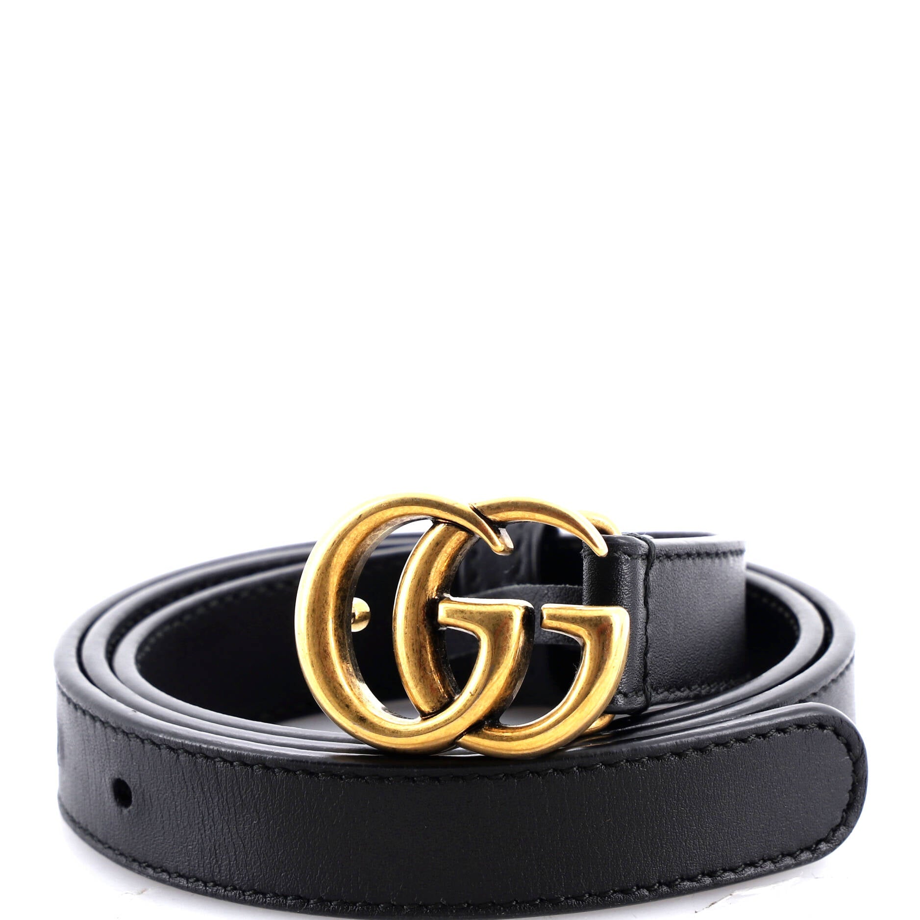 GG Marmont Belt Leather Thin 75