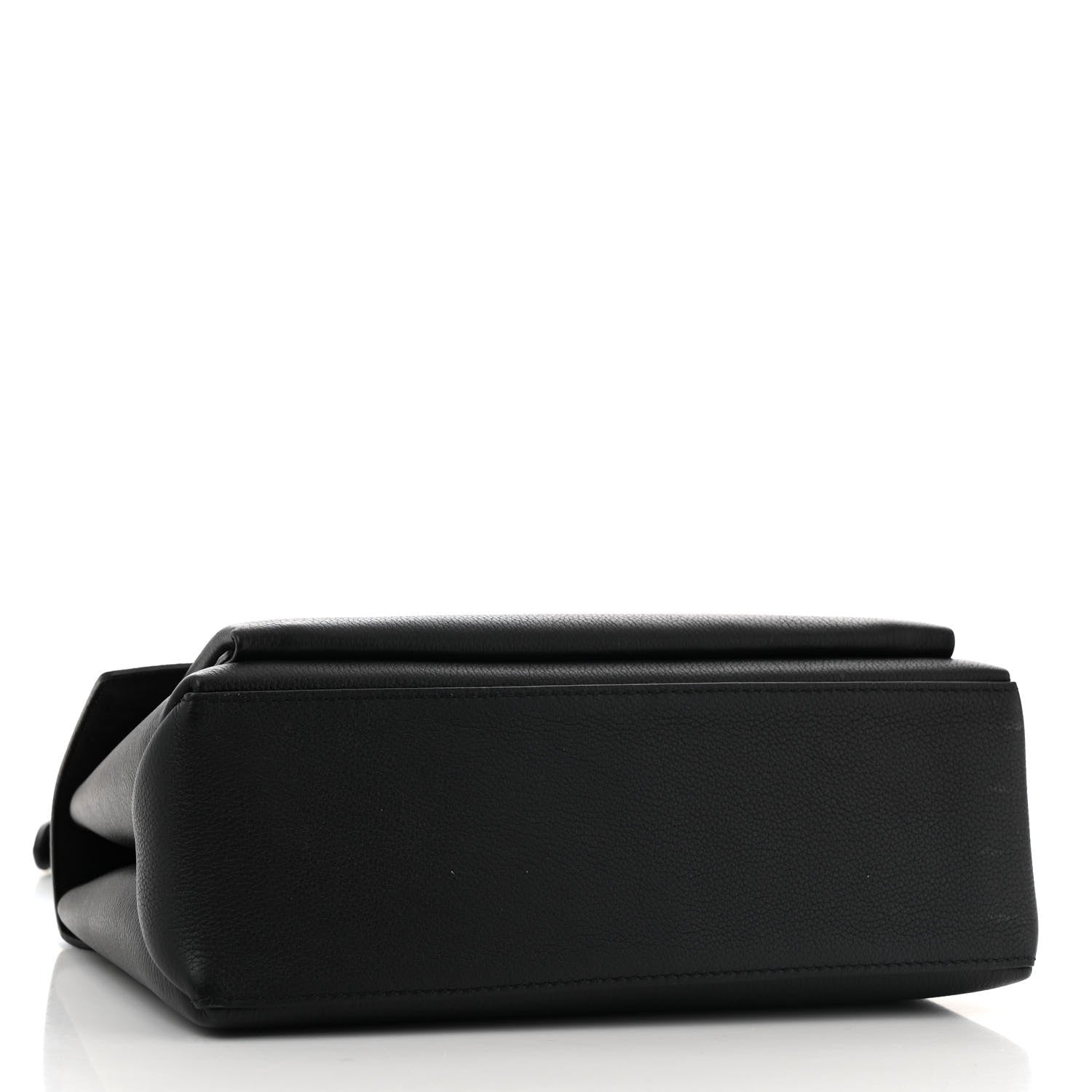 Soft Calfskin My Lockme Top Handle Black