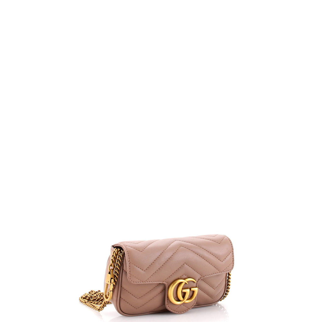 GG Marmont Flap Bag Matelasse Leather Super Mini
