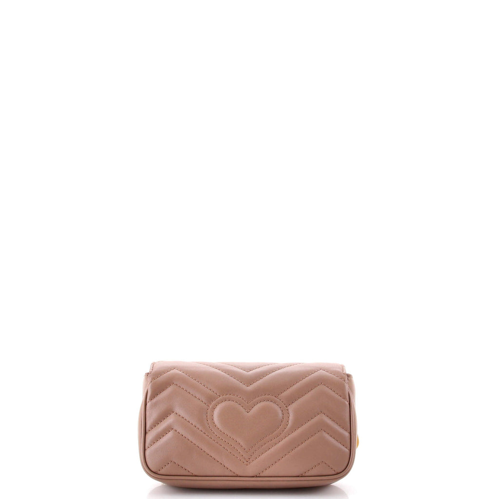 GG Marmont Flap Bag Matelasse Leather Super Mini