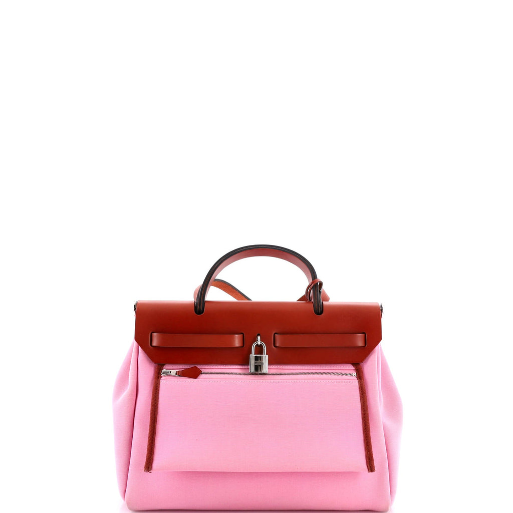 Herbag Zip Leather and Toile 31
