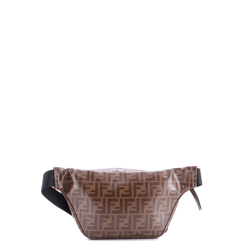 Mania Logo Waist Bag Zucca Coated Canvas