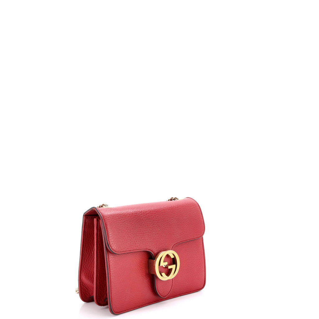 Interlocking Shoulder Bag Leather Small