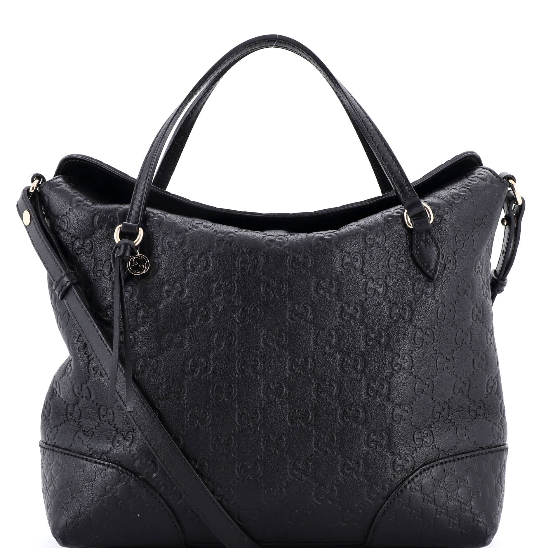 Bree Convertible Top Handle Bag Guccissima Leather Medium