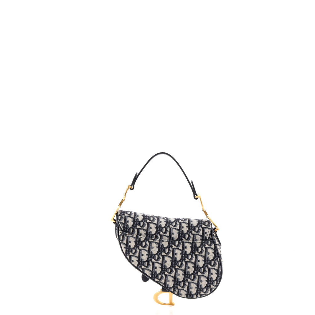 Saddle Handbag Oblique Canvas Mini