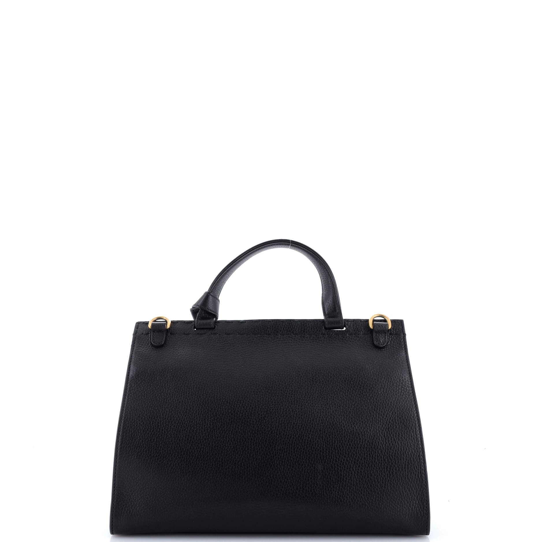 GG Marmont Top Handle Bag Leather Small