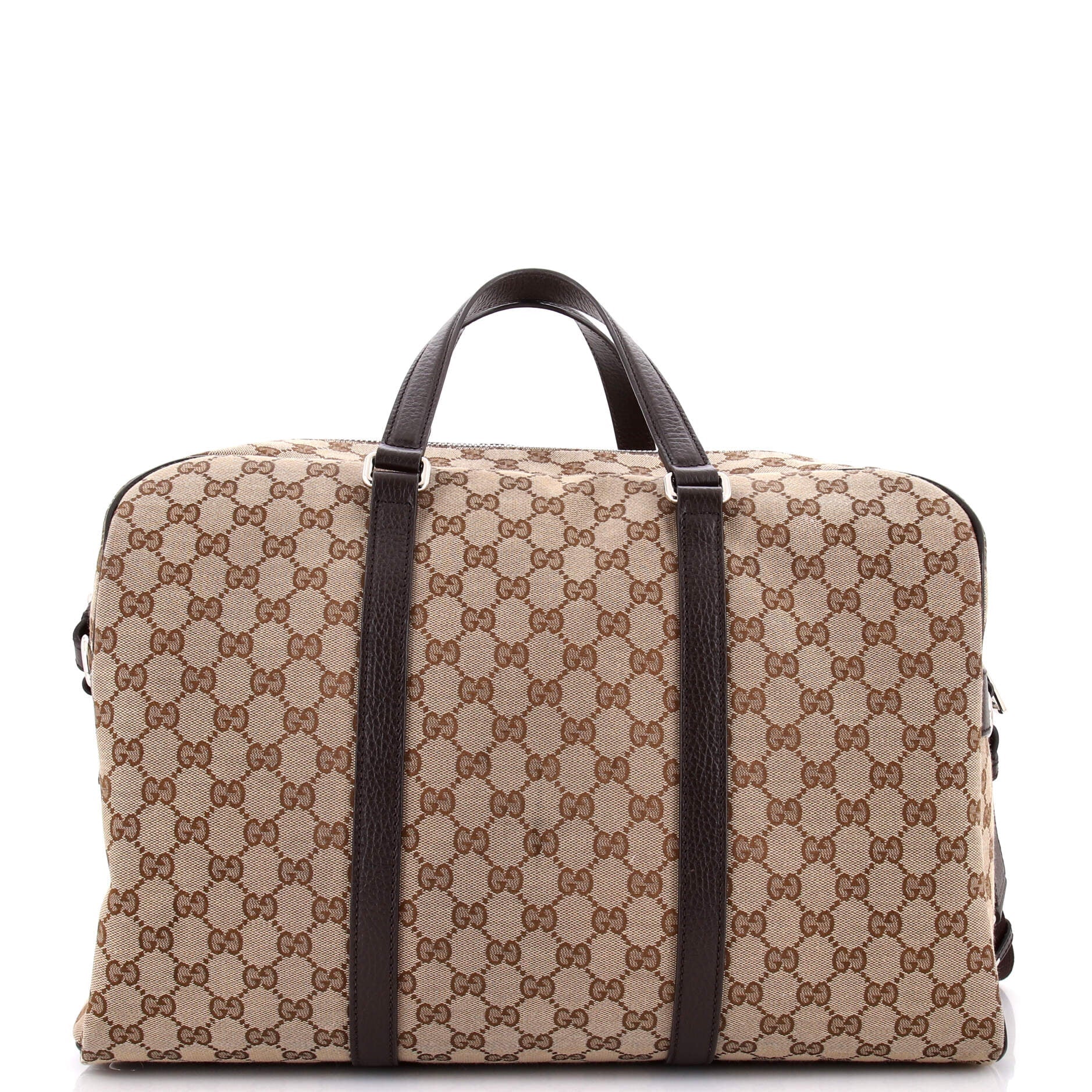 Convertible Boston Carry On Duffle Bag GG Canvas Medium