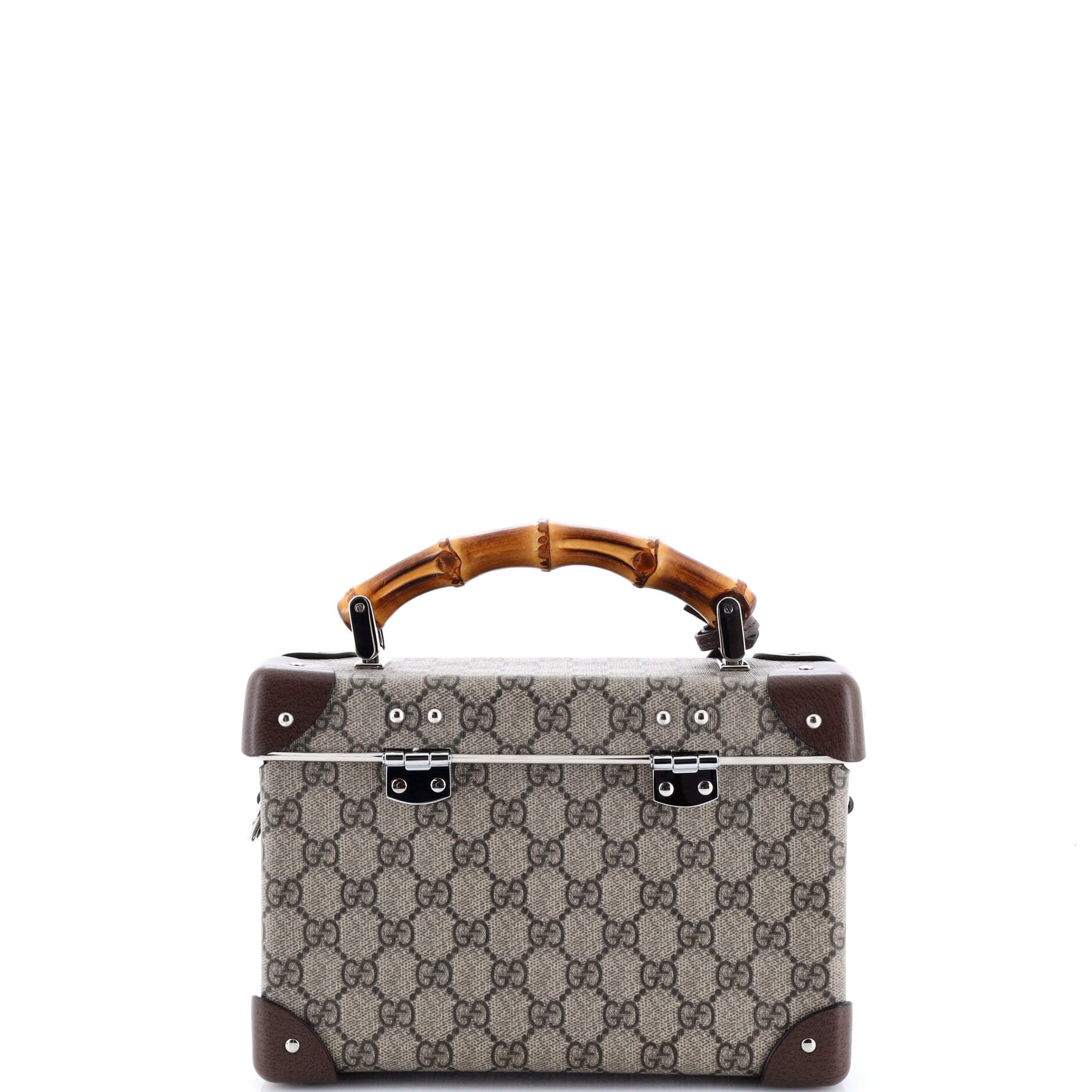 Bamboo Globe-Trotter Vanity Case GG Coated Canvas