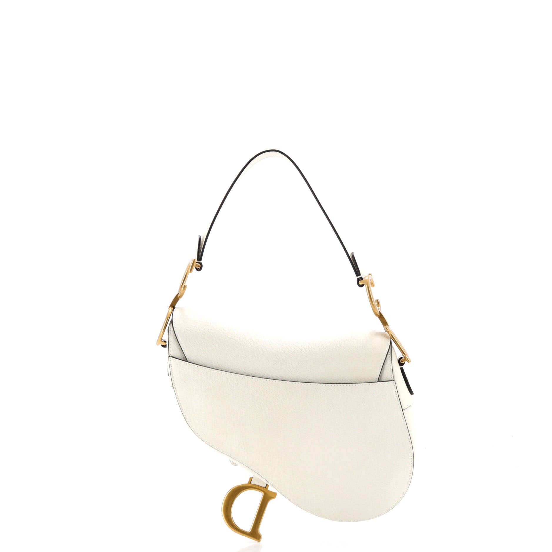 Saddle Handbag Leather Medium