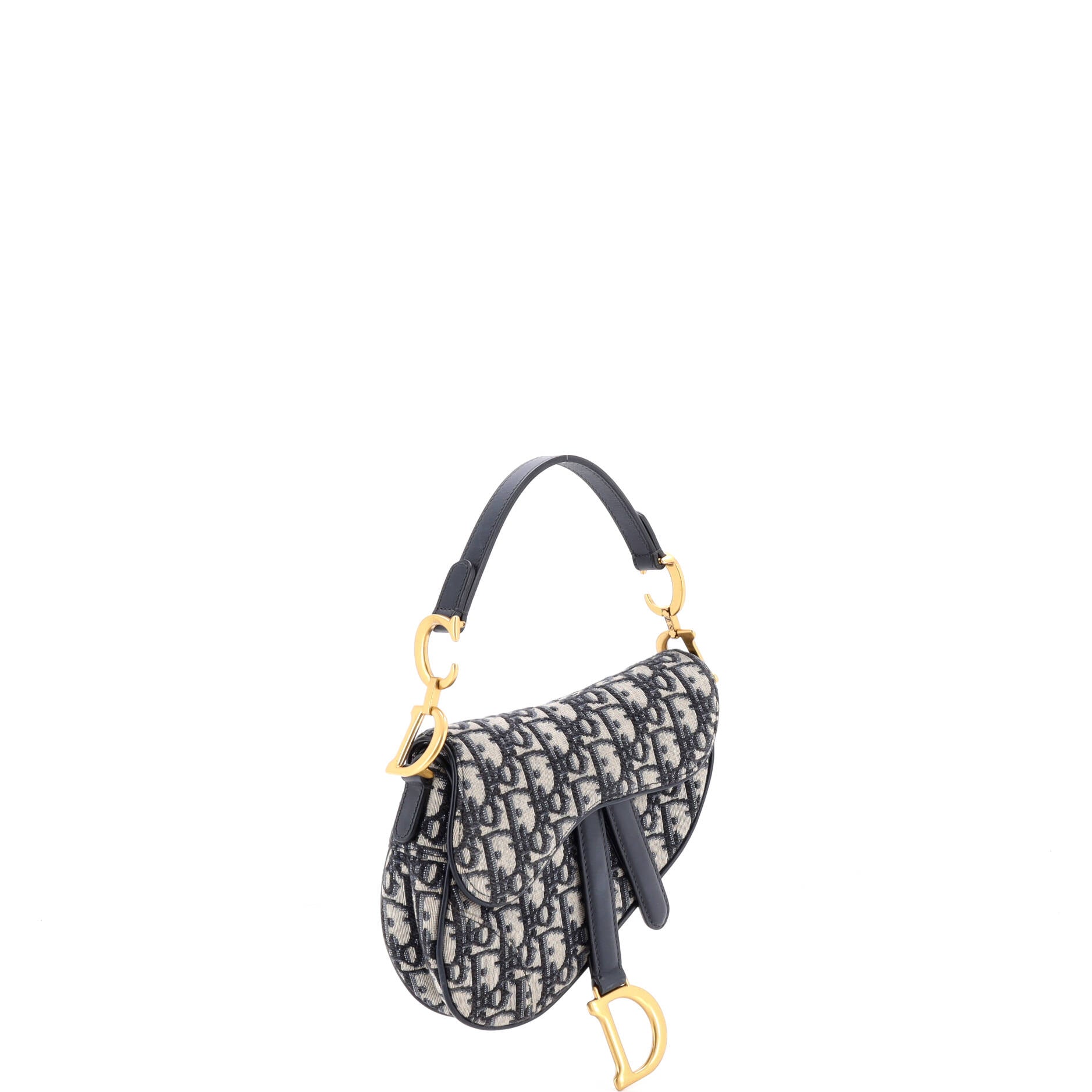 Saddle Handbag Oblique Canvas Mini