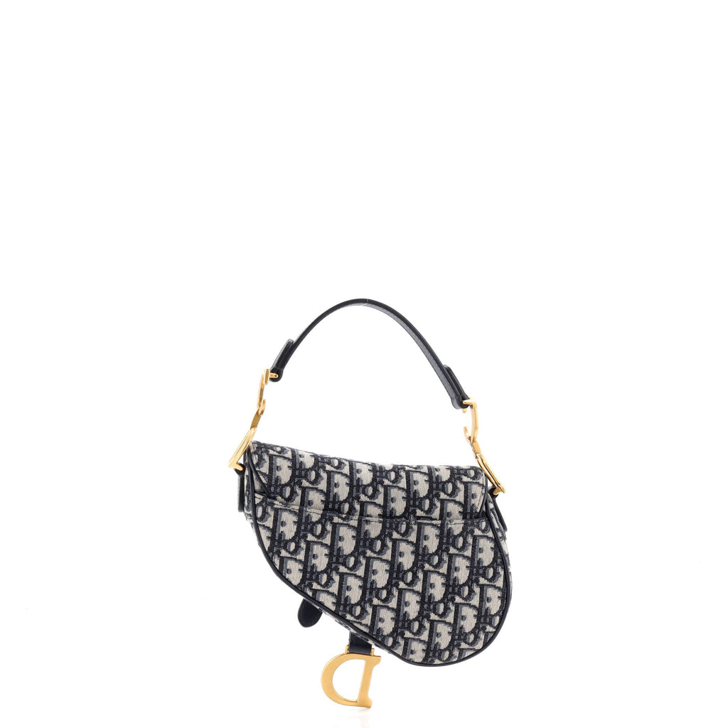 Saddle Handbag Oblique Canvas Mini