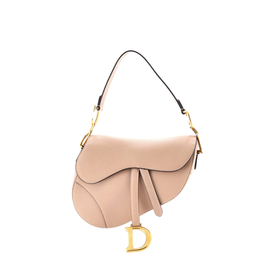 Saddle Handbag Leather Medium